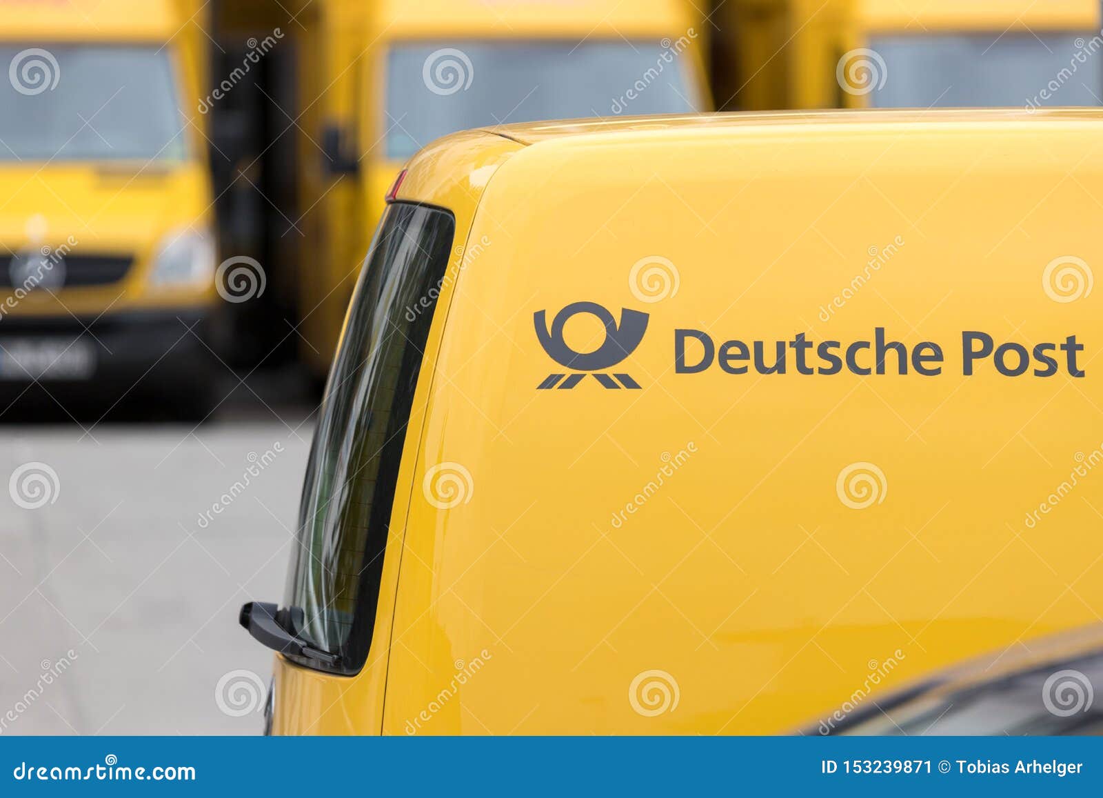 Deutsche Post Truck Fleet In Siegen Germany Editorial Photo - Image of german, mail: 153239871
