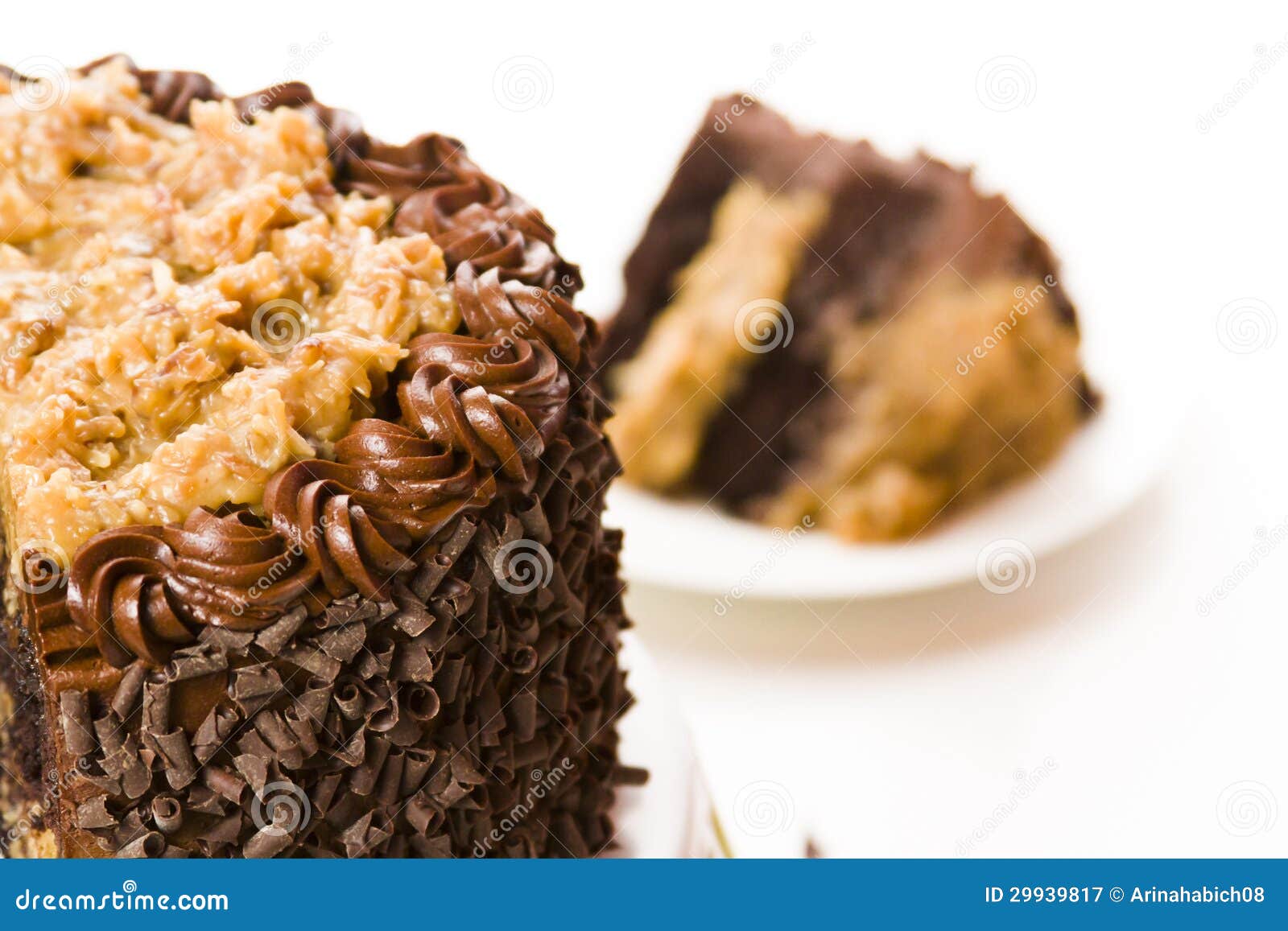 Deutscher Schokoladen-Kuchen Stockbild - Bild von küchenbedarf ...