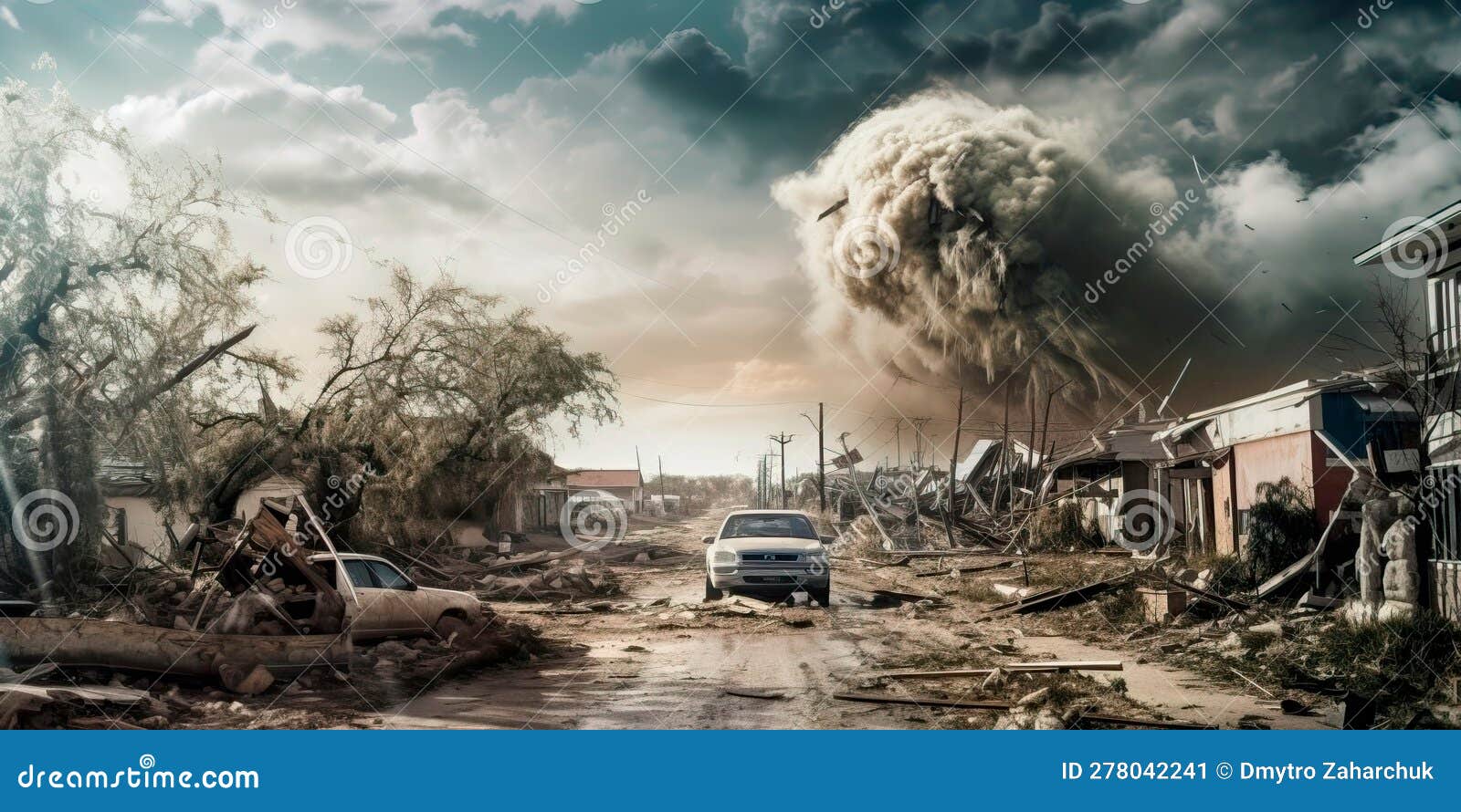 Devastating Impact Of Industrial Pollution On Waterway Stock Image ...