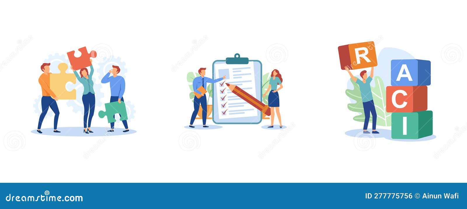 Developers Team Management. Dedicated Team, Task Management, RACI