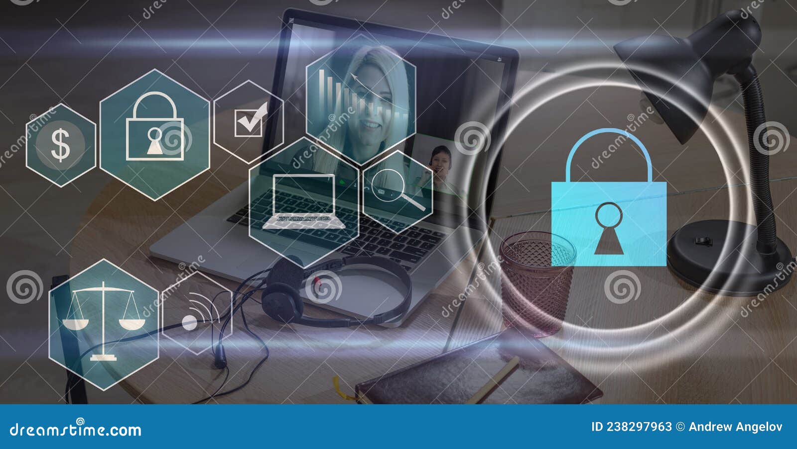 Developing Network Security System. Data Security Concept