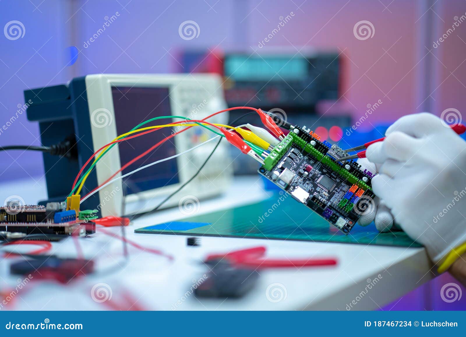 Repair electronics device stock photo. Image of detail Circuit Diagram