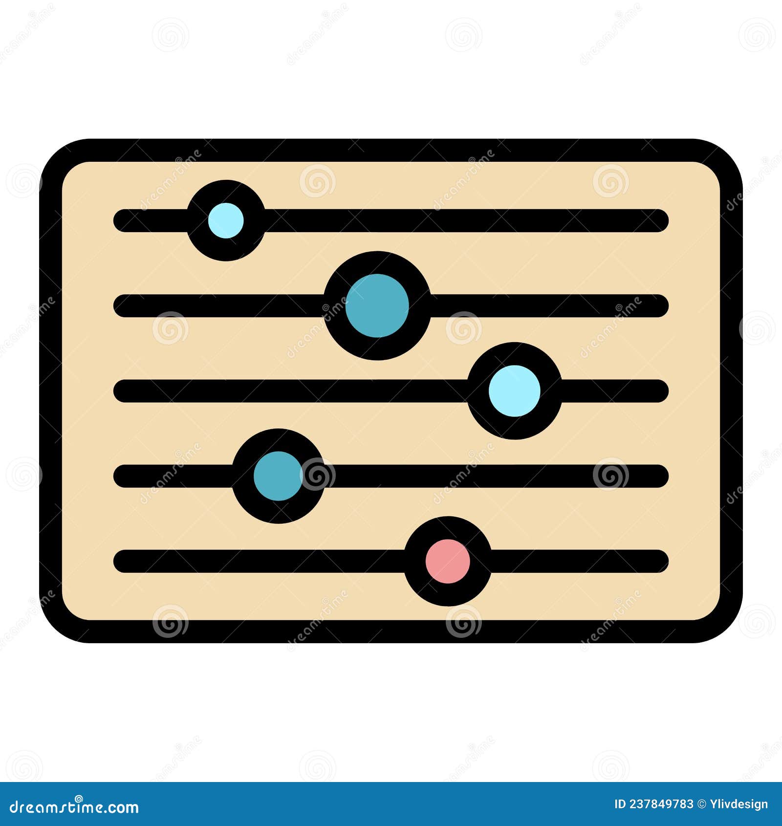 device control buttons icon color outline 