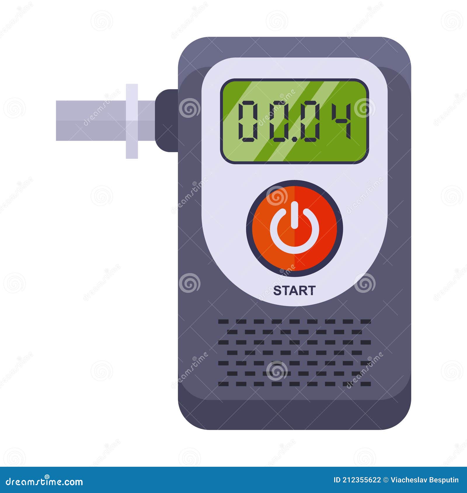 A Device for Determining the Intoxication of a Person. Breathalyzer on