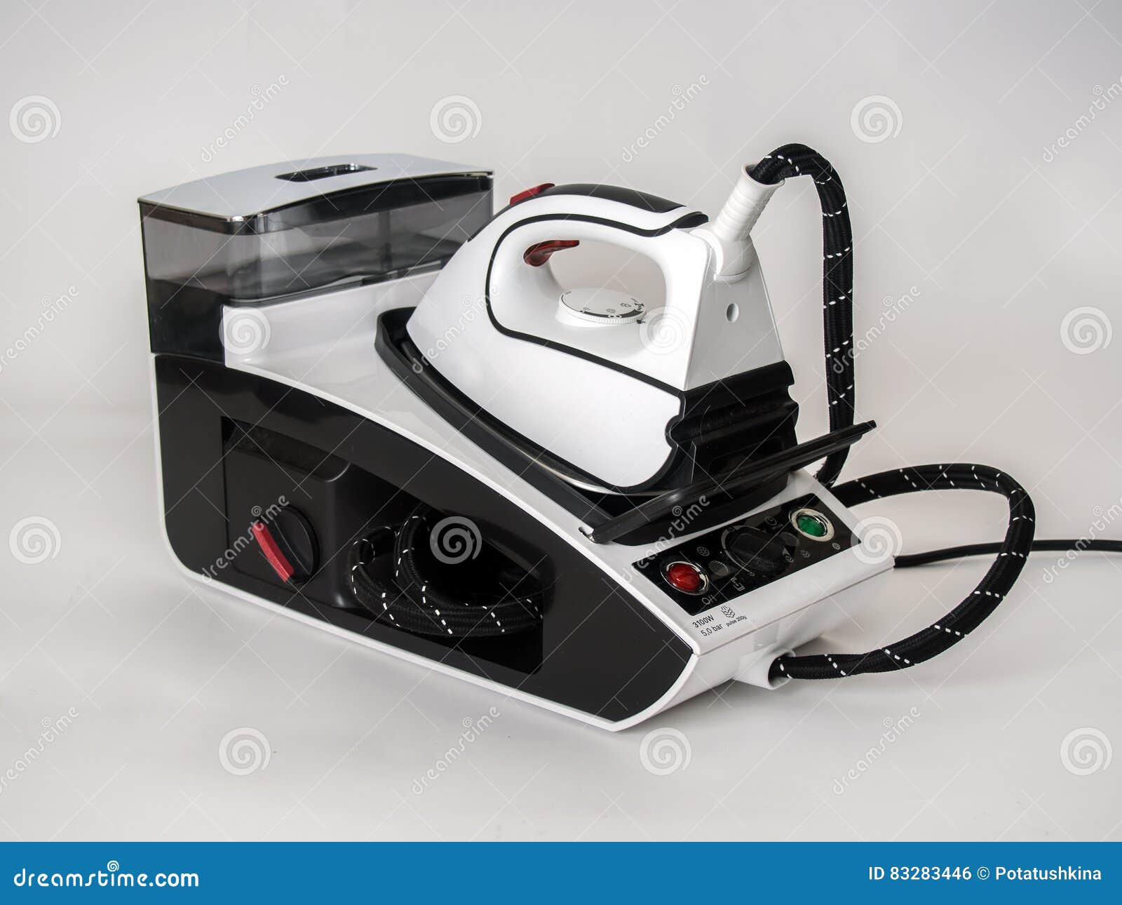 The Device for Hand of Ironing Laundry of Large Amounts Stock Photo