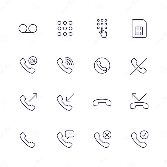 Devices icons stock vector. Illustration of mobile, incoming - 69705410