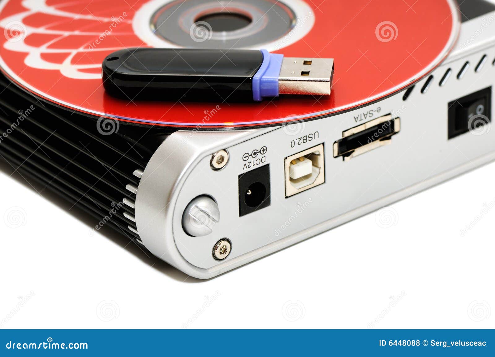 Devices for Storage of the Information Stock Photo Image of disc