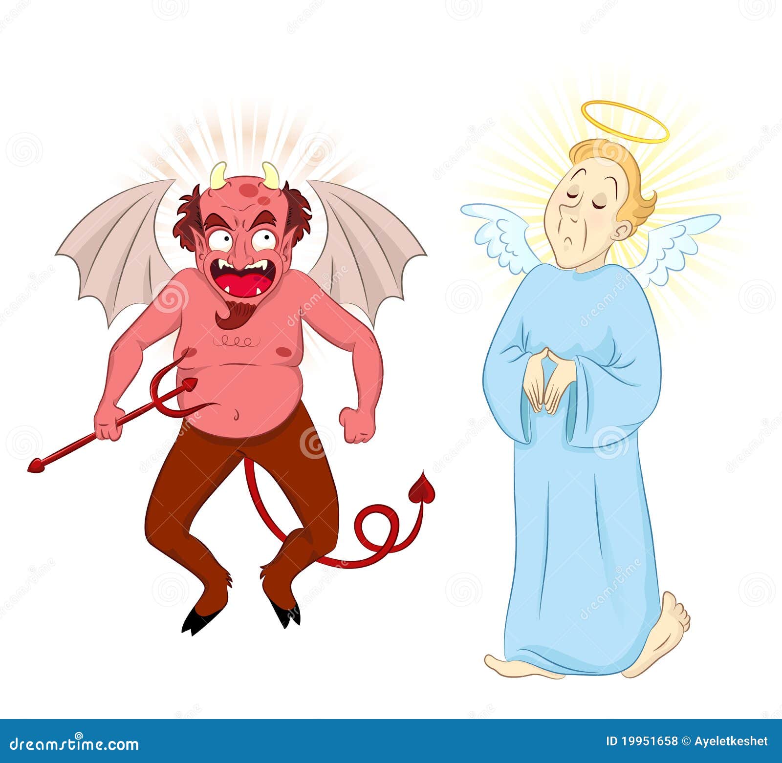 angel and devil clipart free - photo #21