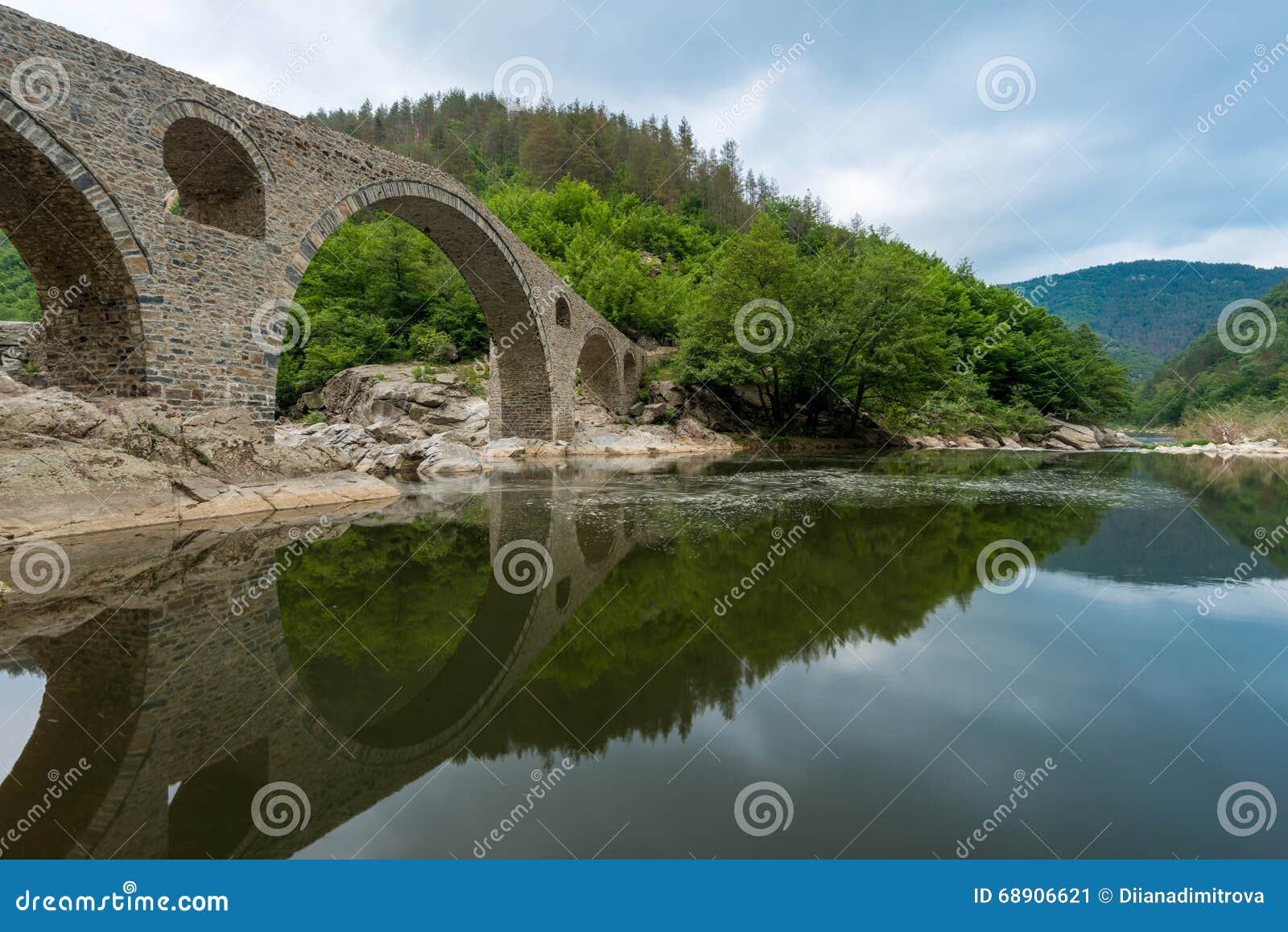 Devil S Bridge - an Ancient Stone Bridge in Bulgaria, Europe Stock ...