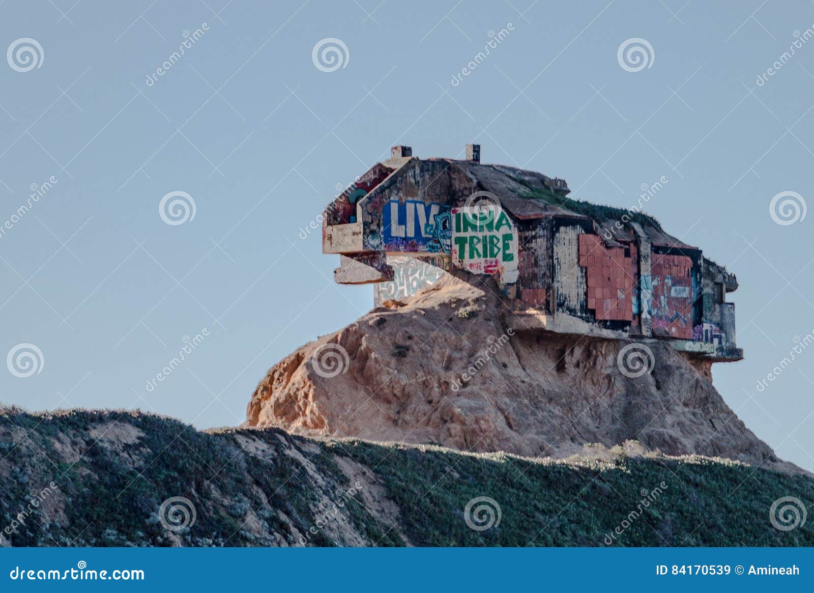 Devil`s Slide Bunker Close To San Francisco Editorial Stock Image Image of light, filter 84170539