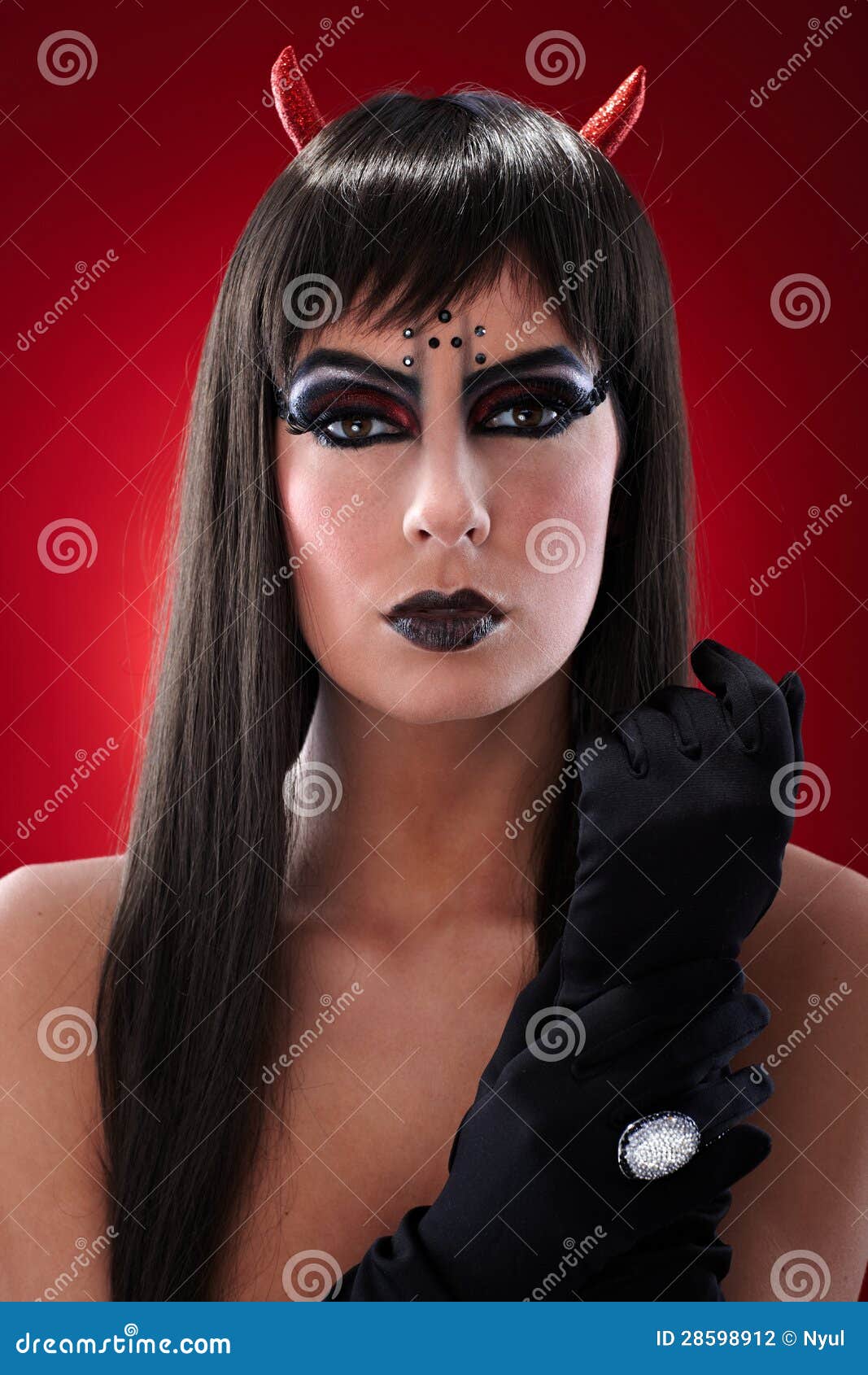 Beste Devil woman stock photo. Image of cosmetics, camera, bogy - 28598912 JA-59