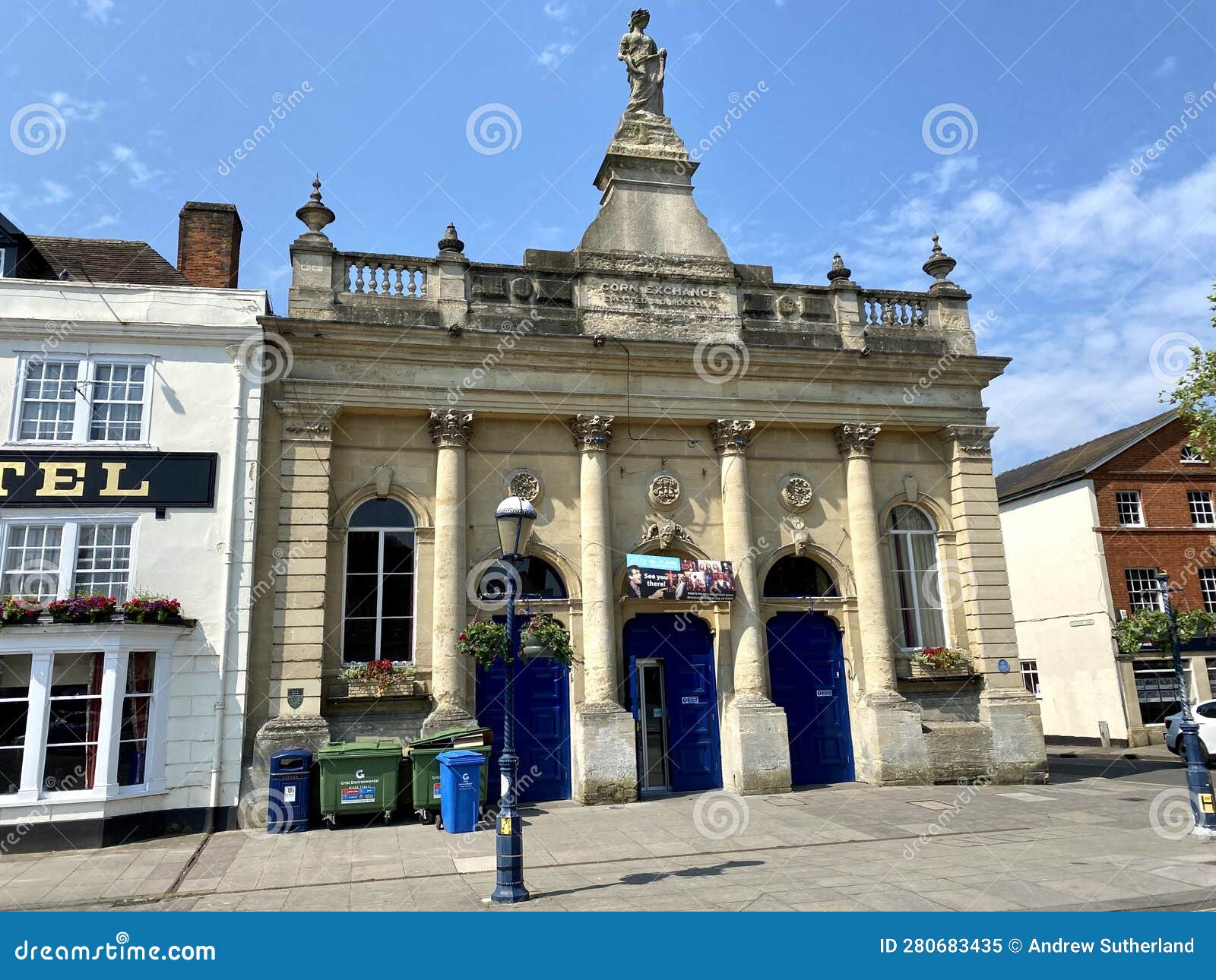 The Corn Exchange, Devizes, a Commercial Building from 1857. Devizes
