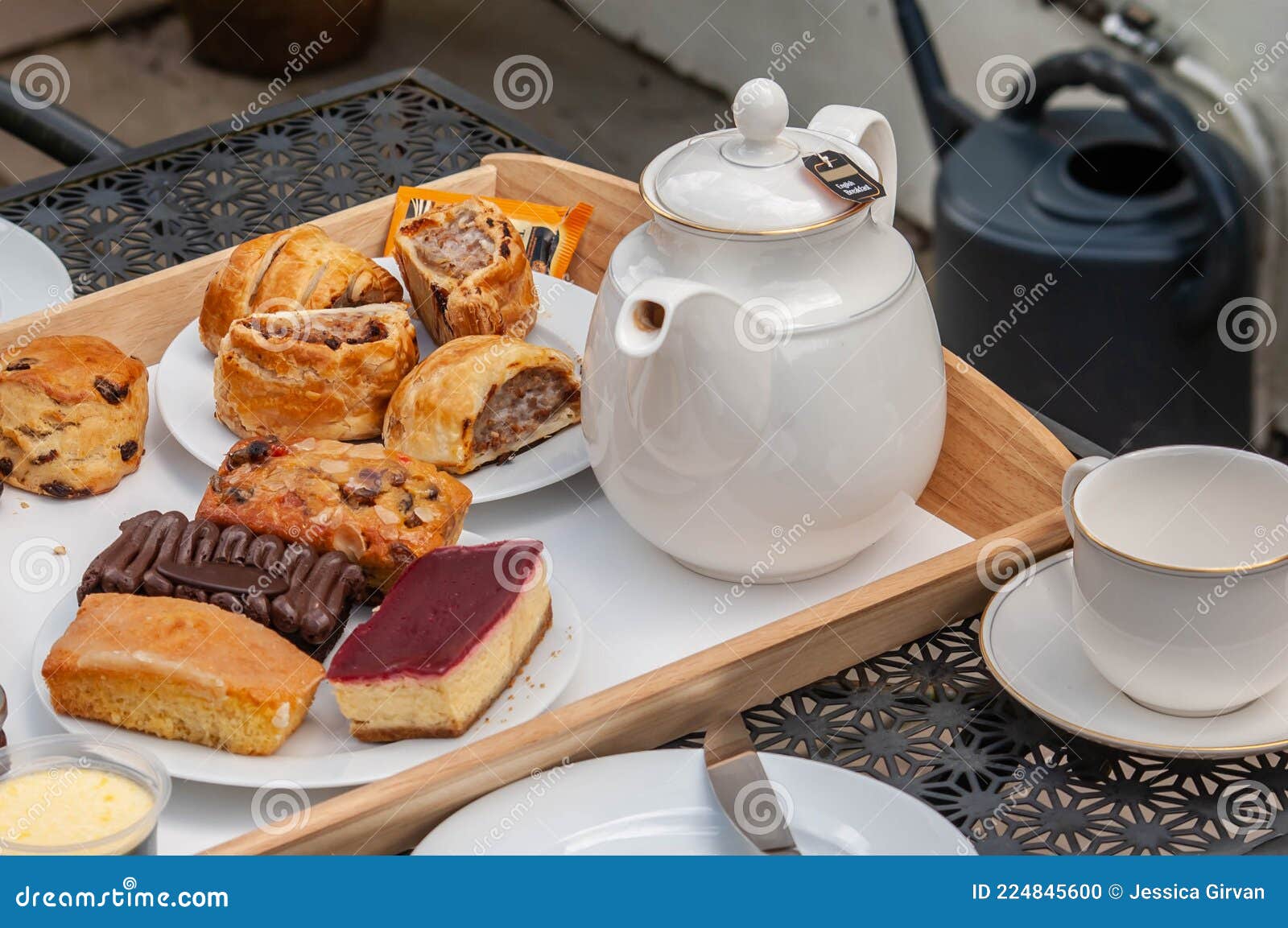 DEVON, ENGLAND 25 June 2021 Afternoon Tea Selection in Devon