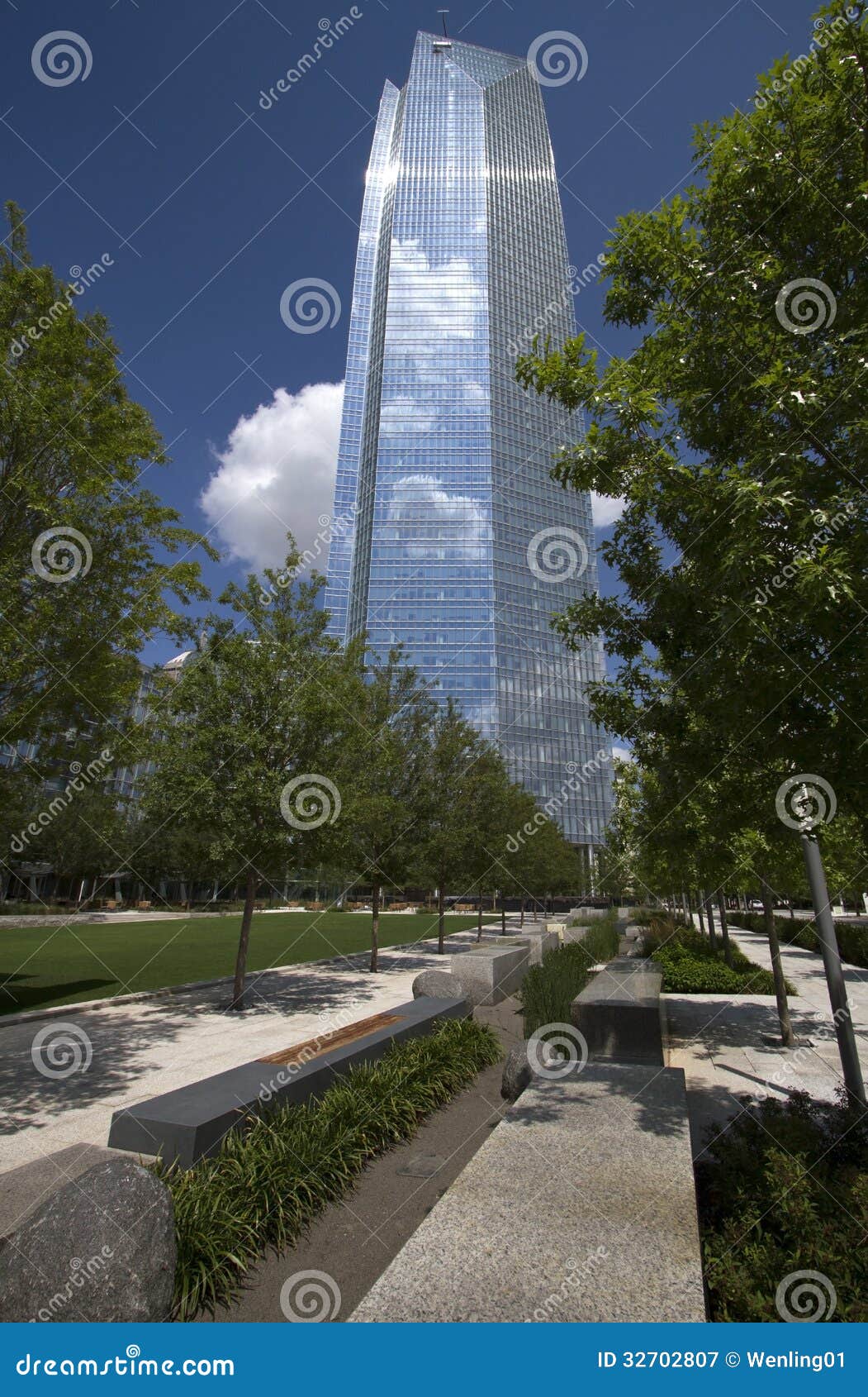 Devon Tower in Oklahoma. Devon Energy-Mitte in im Stadtzentrum gelegenem Oklahoma City, USA.