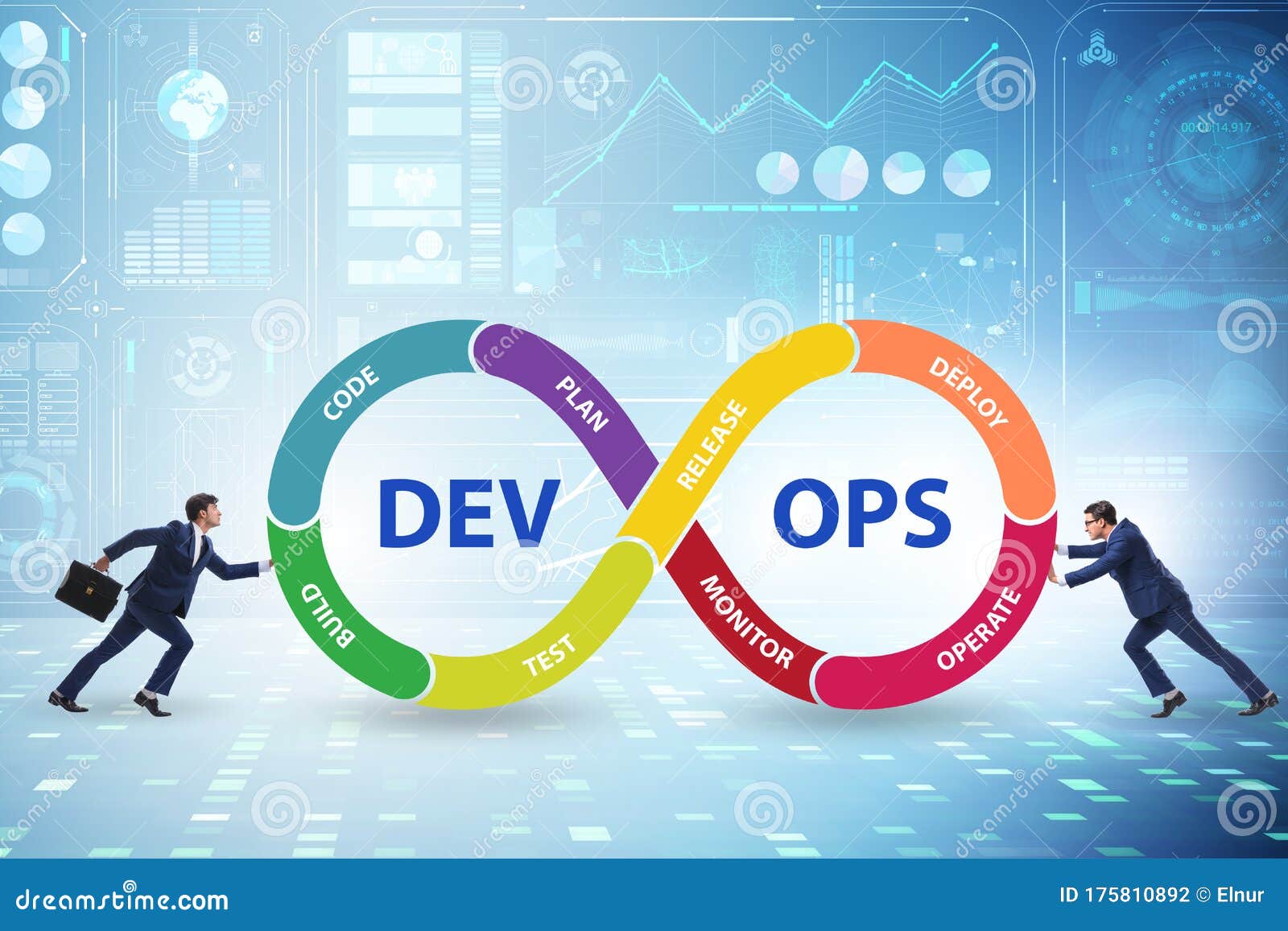 DevOps Software Development it Concept Stock Photo Image of deploy