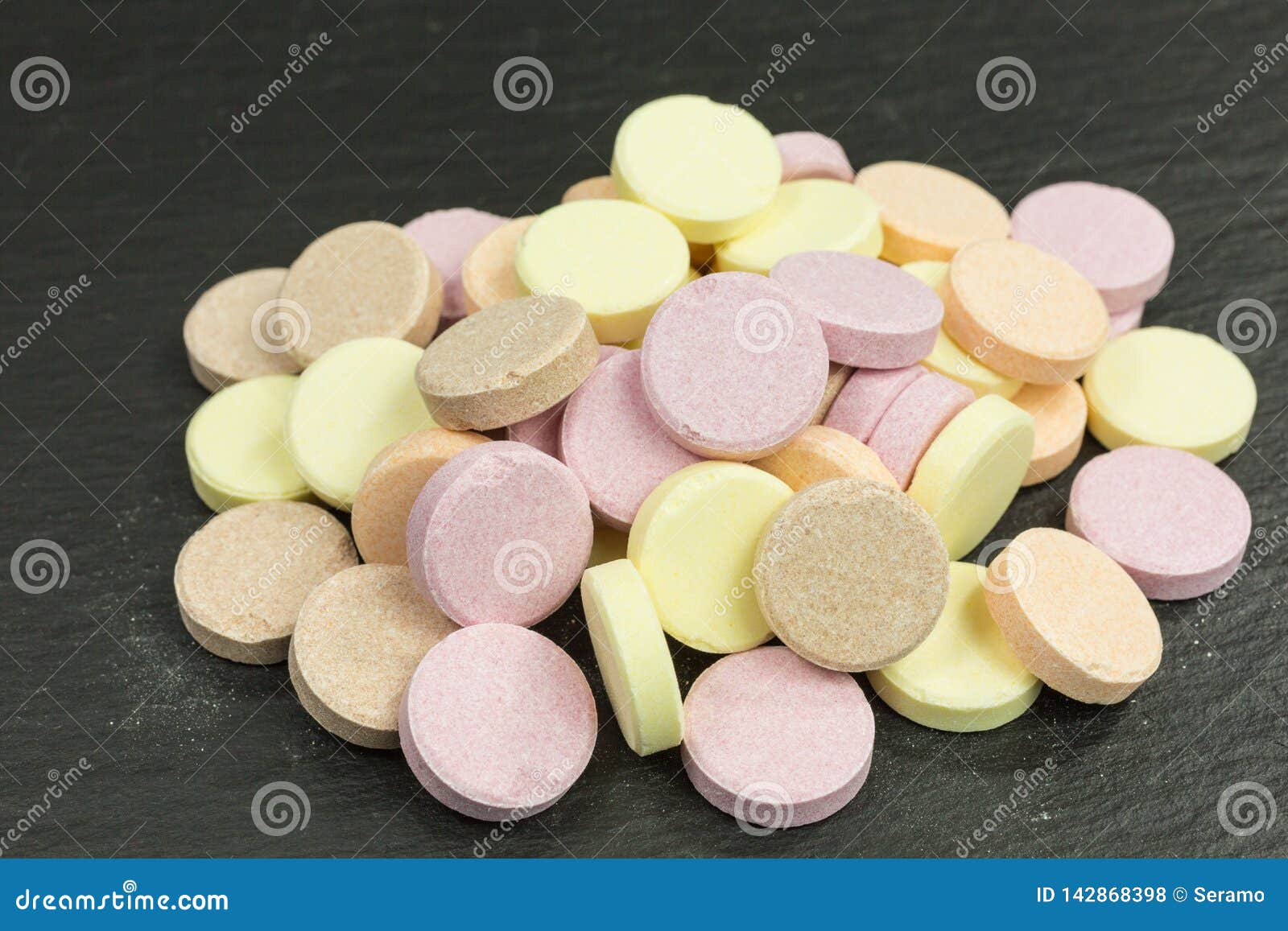 Dextrose Sugar Candy Tablets Stock Photo Image of flavor, confection