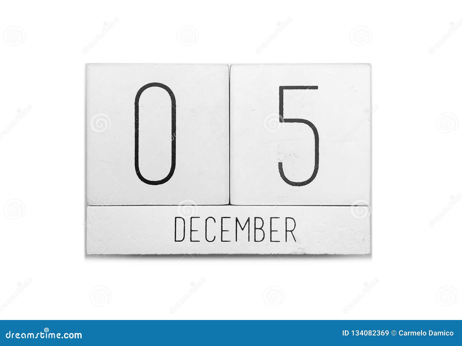  5 Dezember Kalender  stockbild Bild von kalender  
