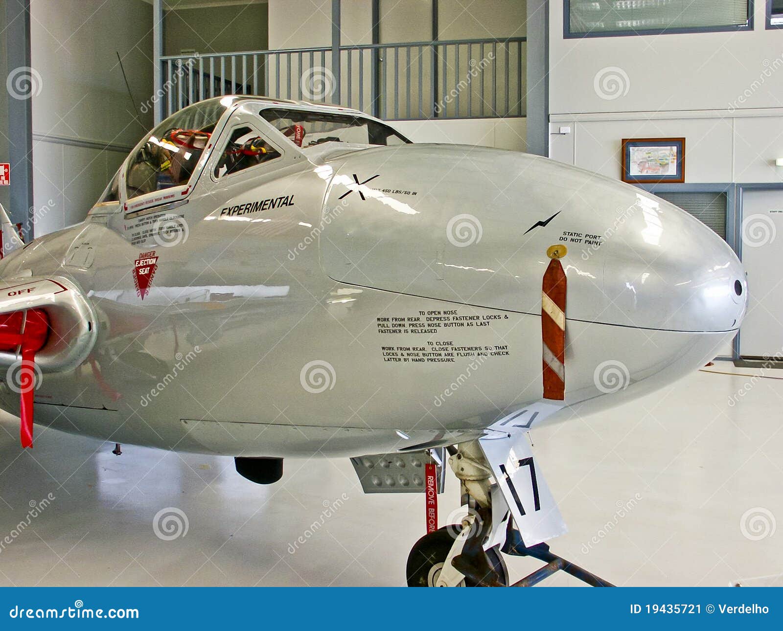 DH115 Vampire T35 Front editorial photo. Image of aircraft 19435721