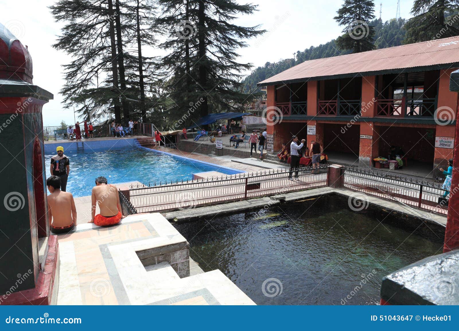 Dharamsala Bhagsunag Swimming Pool Editorial Photography Image of