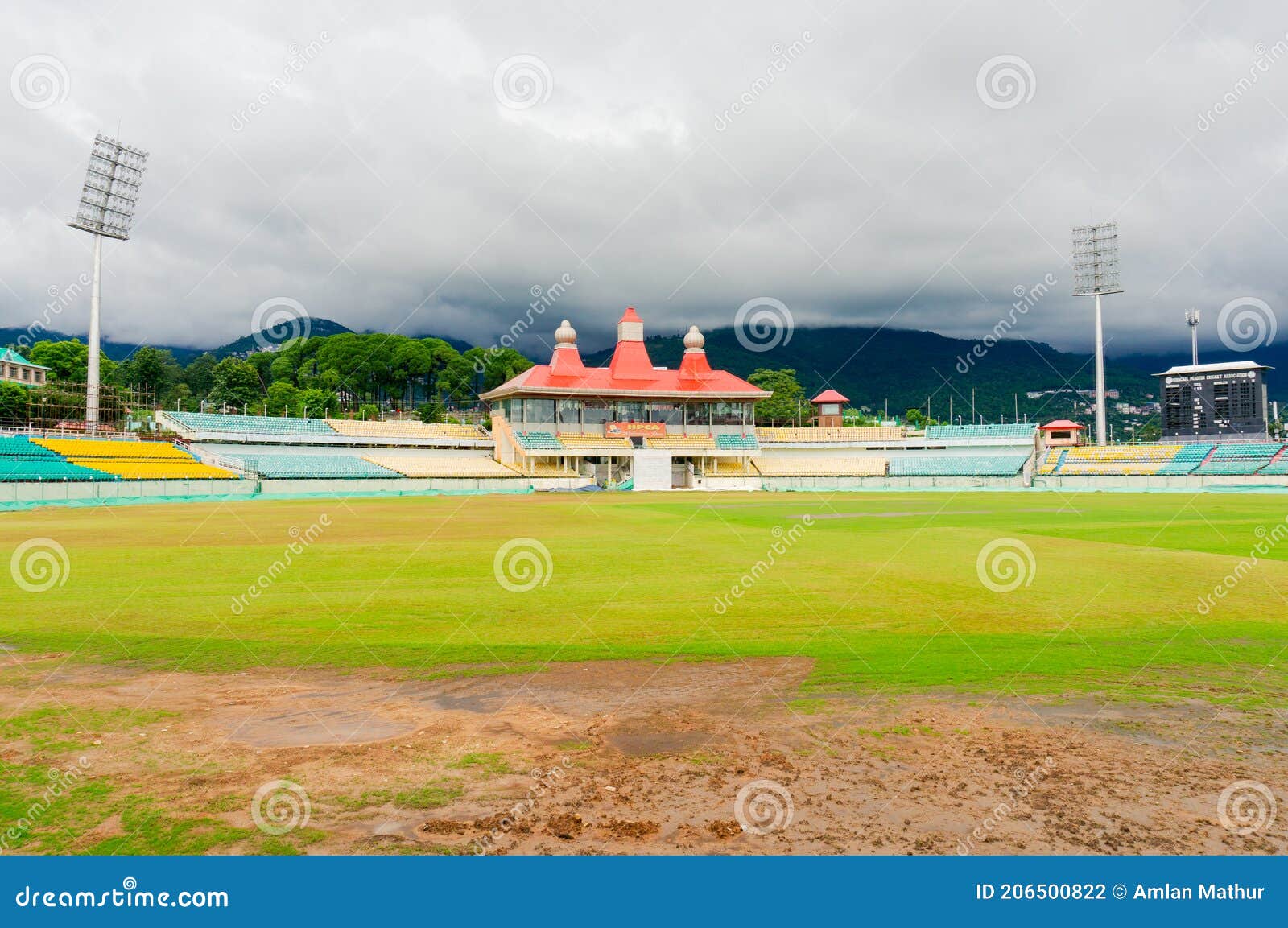 Cricket Stadium Dharamshala Stock Photos - Free & Royalty-Free Stock Photos  from Dreamstime