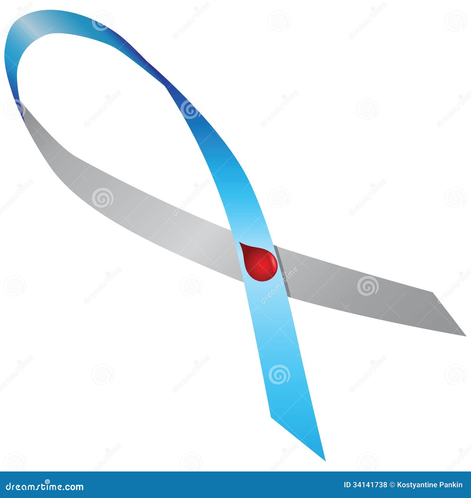 Type 1 Diabetes Ribbon Blue Type 1 Diabetes Ribbon Blue