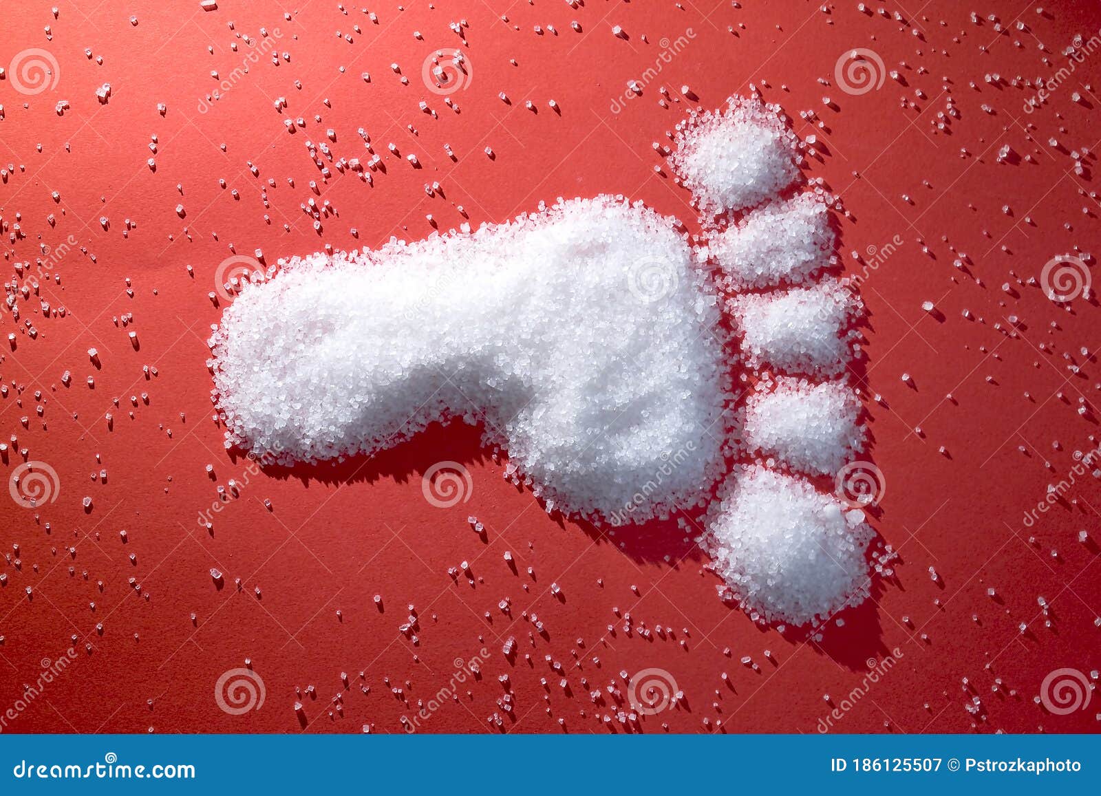 Diabetic Foot Made of Sugar Stock Image Image of crystalline, energy