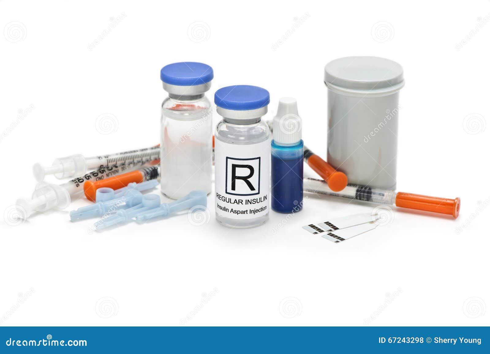 Diabetic Testing Supplies stock photo. Image of diabetic 67243298
