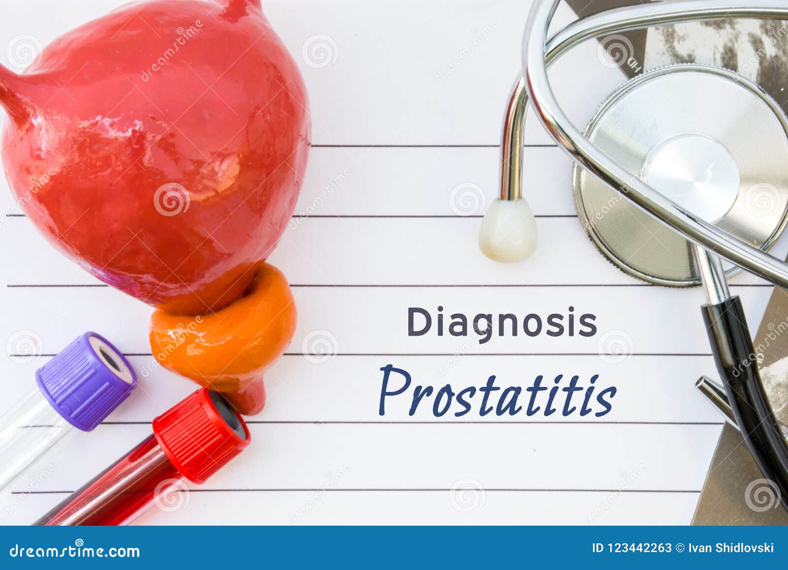 prostatitis diagnosis blood test)