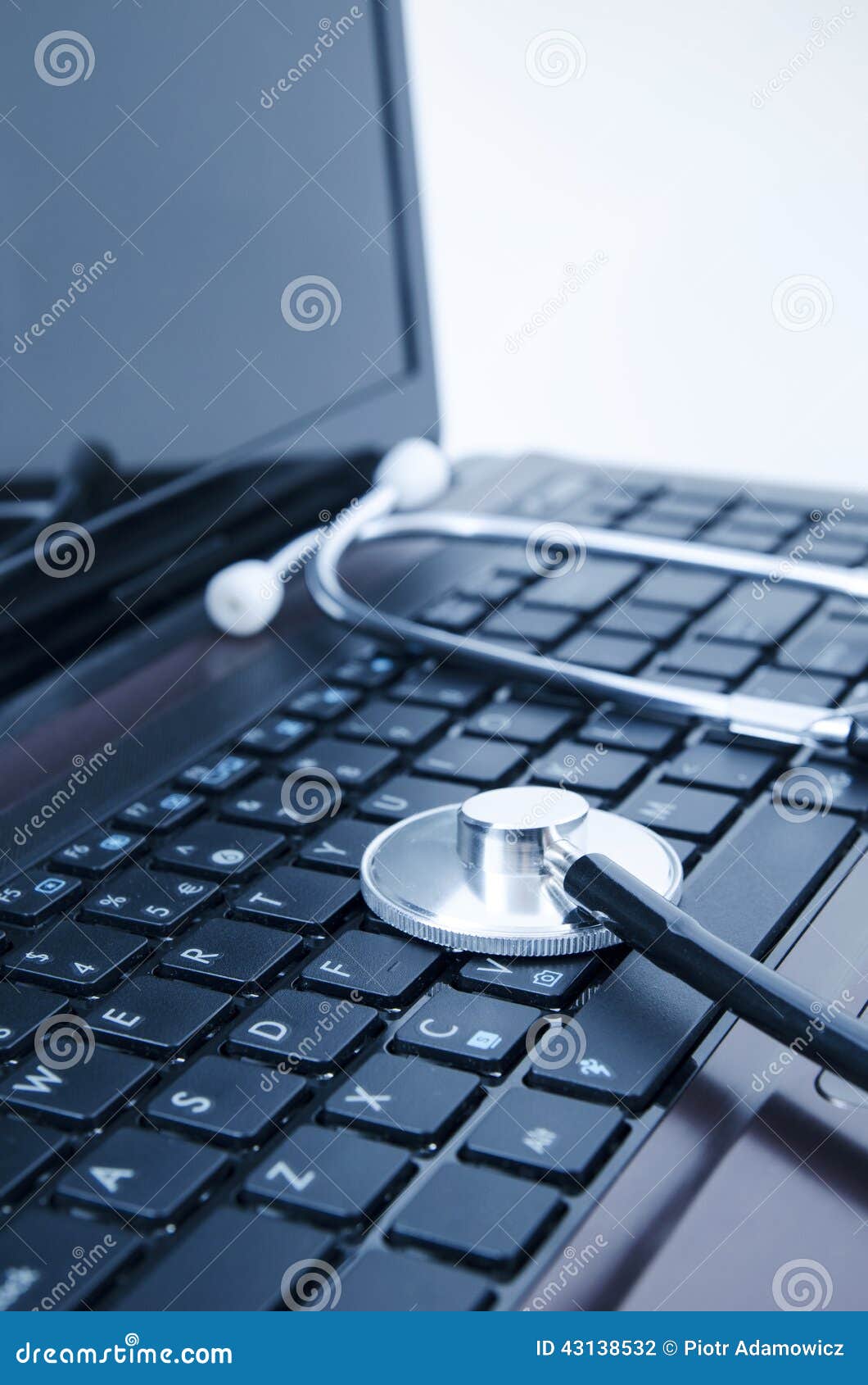 Diagnosis and Repair of Computers. Stock Photo Image of black, repair