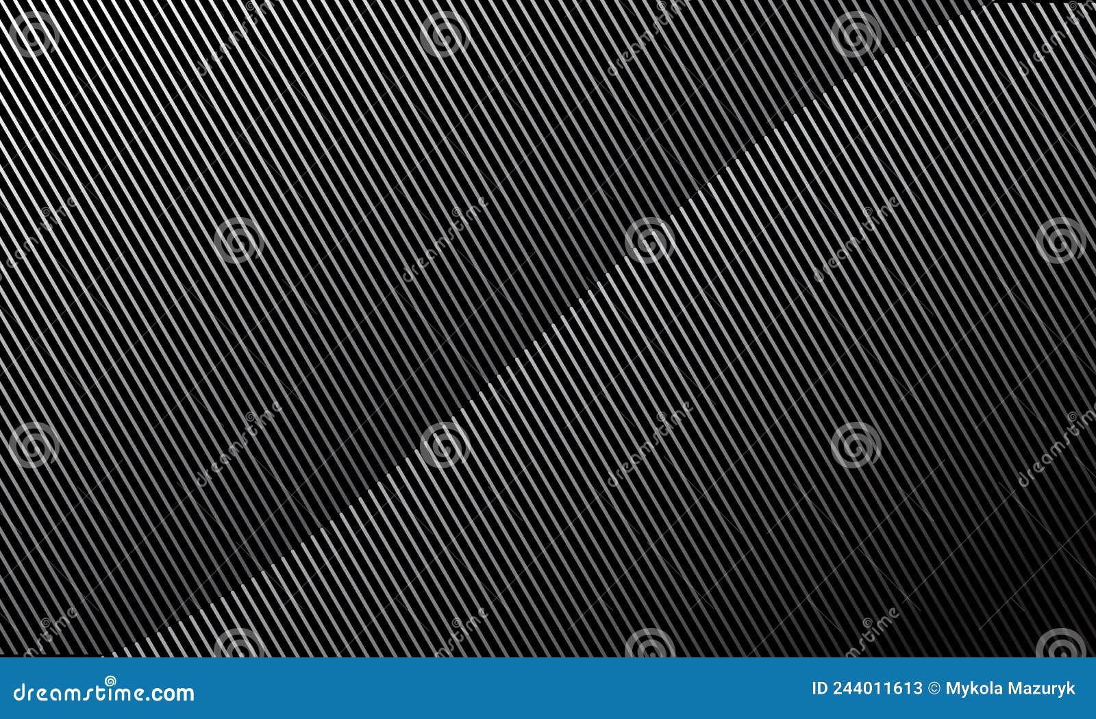 Diagonal Gray Lines with a Gradient. Abstract Art Lines Dark Background ...