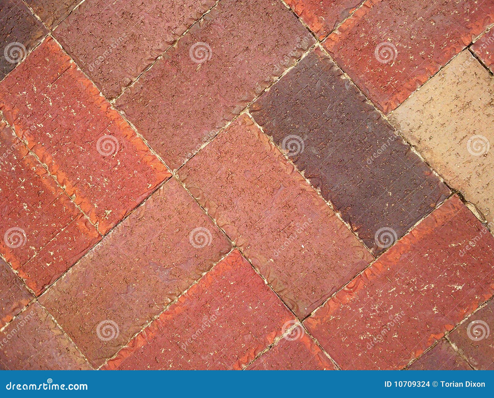 Diagonal Herringbone Brick Pattern Stock Photo Image of background