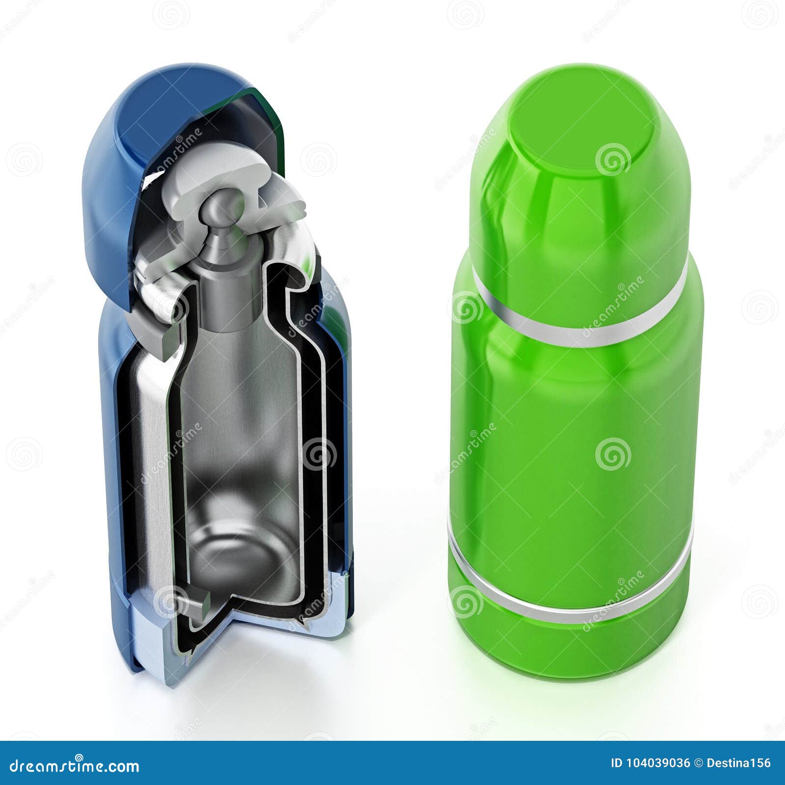 Vacuum Flask (thermos) Stock Photography | CartoonDealer.com #24597146