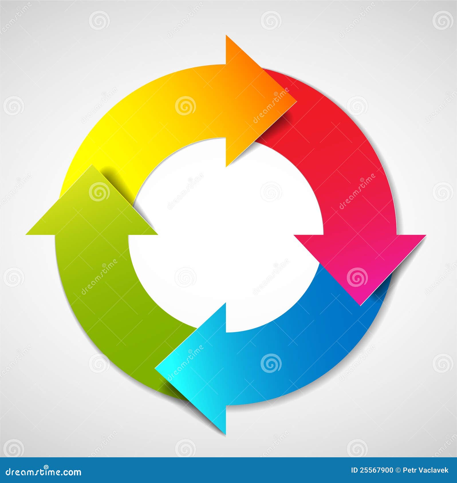 Diagrama Del Ciclo Vital Del Vector Ilustración del Vector 