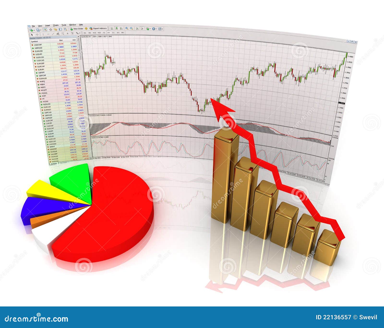 Diagramme, tableau illustration stock. Illustration du développez - 22136557