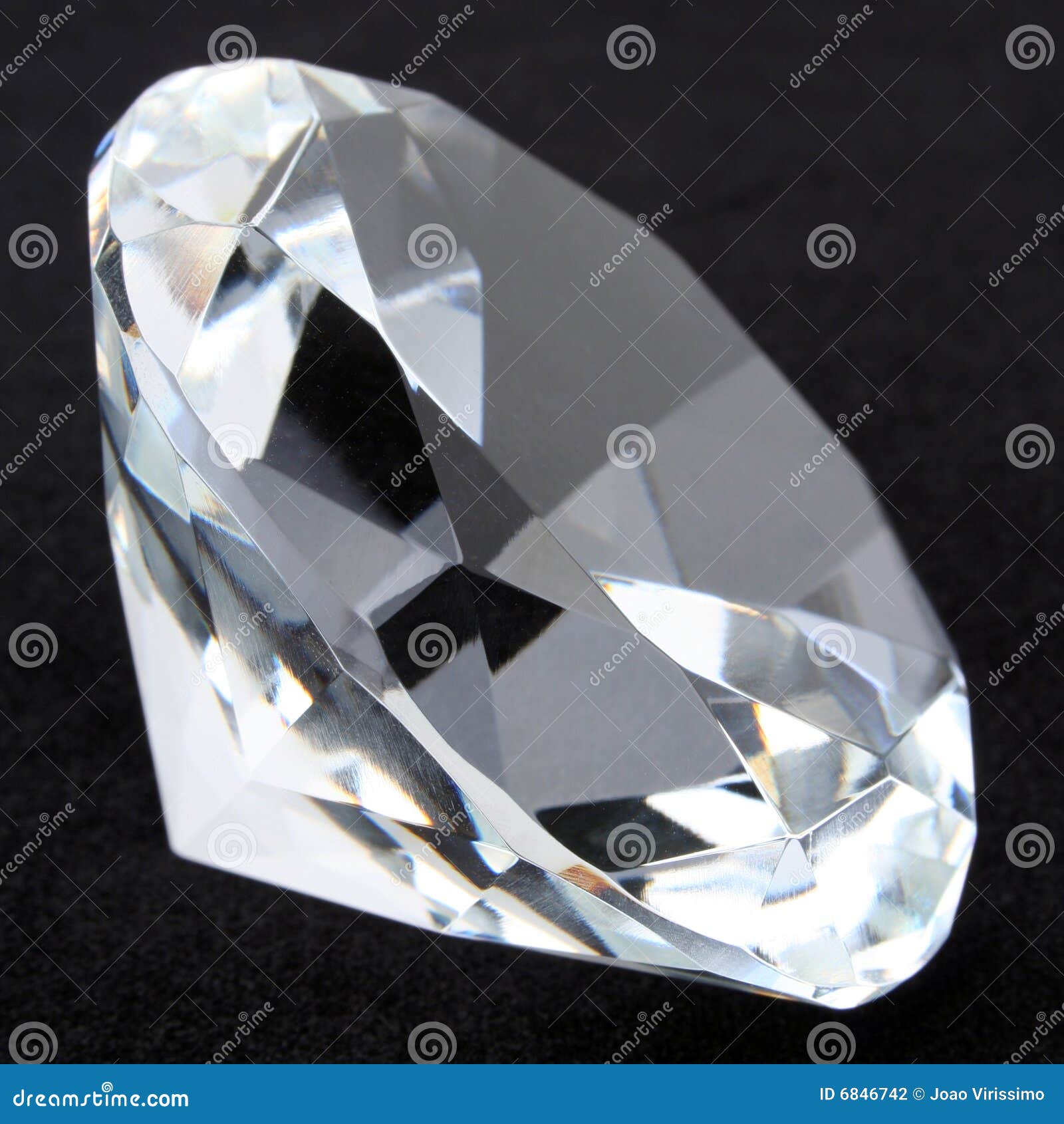 Diamond Closeup stock photo. Image of jewel, close, greed 6846742