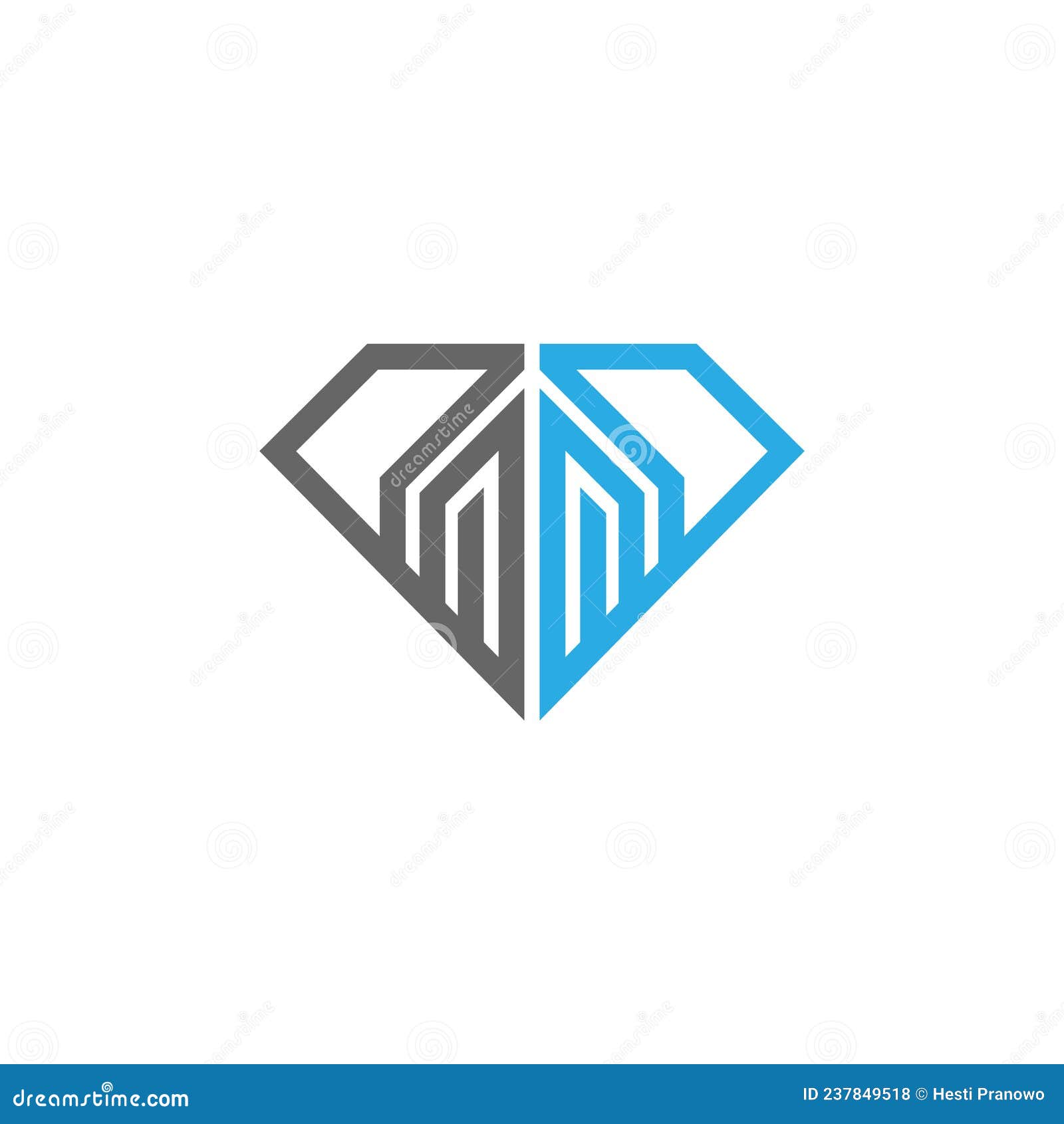 Diamond Design Logo for Construction Industry Stock Vector
