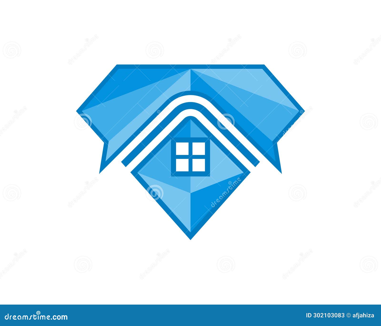 Diamond Home Logo Design Template Stock Vector Illustration of real