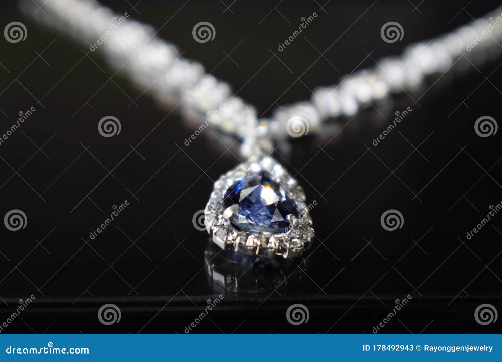 Diamond Necklace As Jewelry Luxurious, Expensive Jewellery, Stock