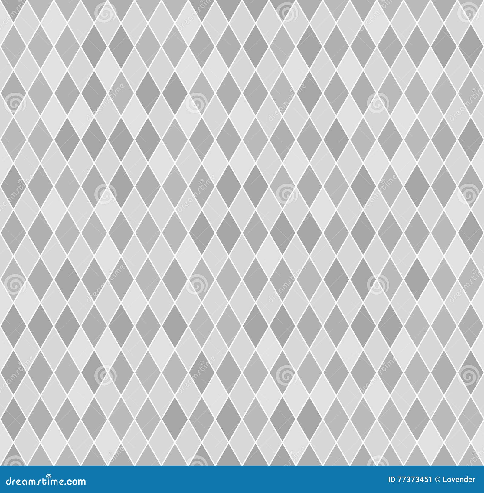Diamond Pattern. Seamless Vector Geometric Background Stock Vector