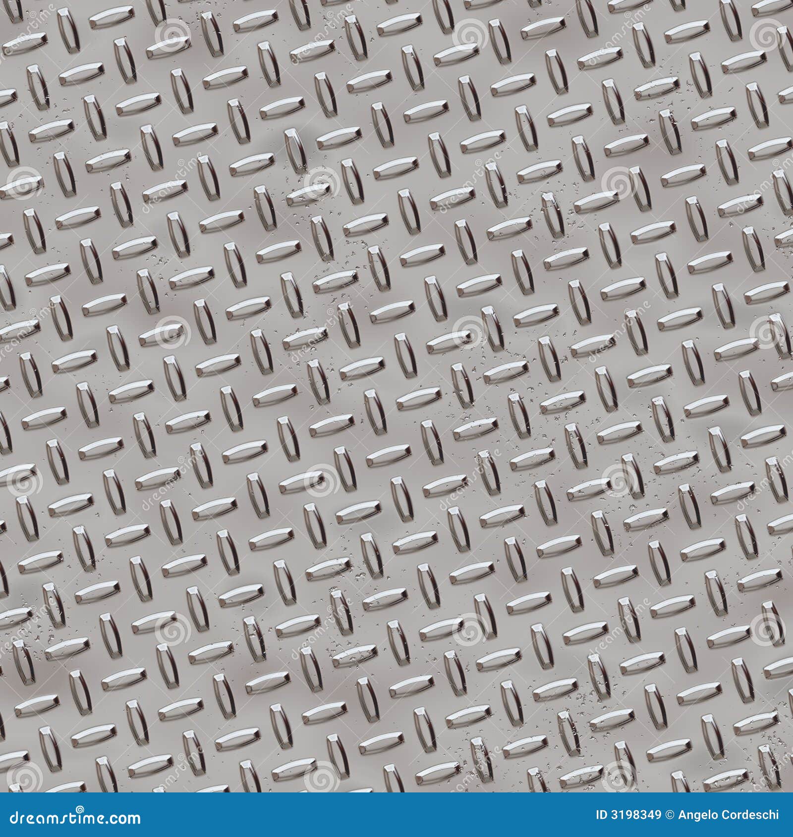 Diamond Plate - Chrome Grey Stock Illustration - Illustration of