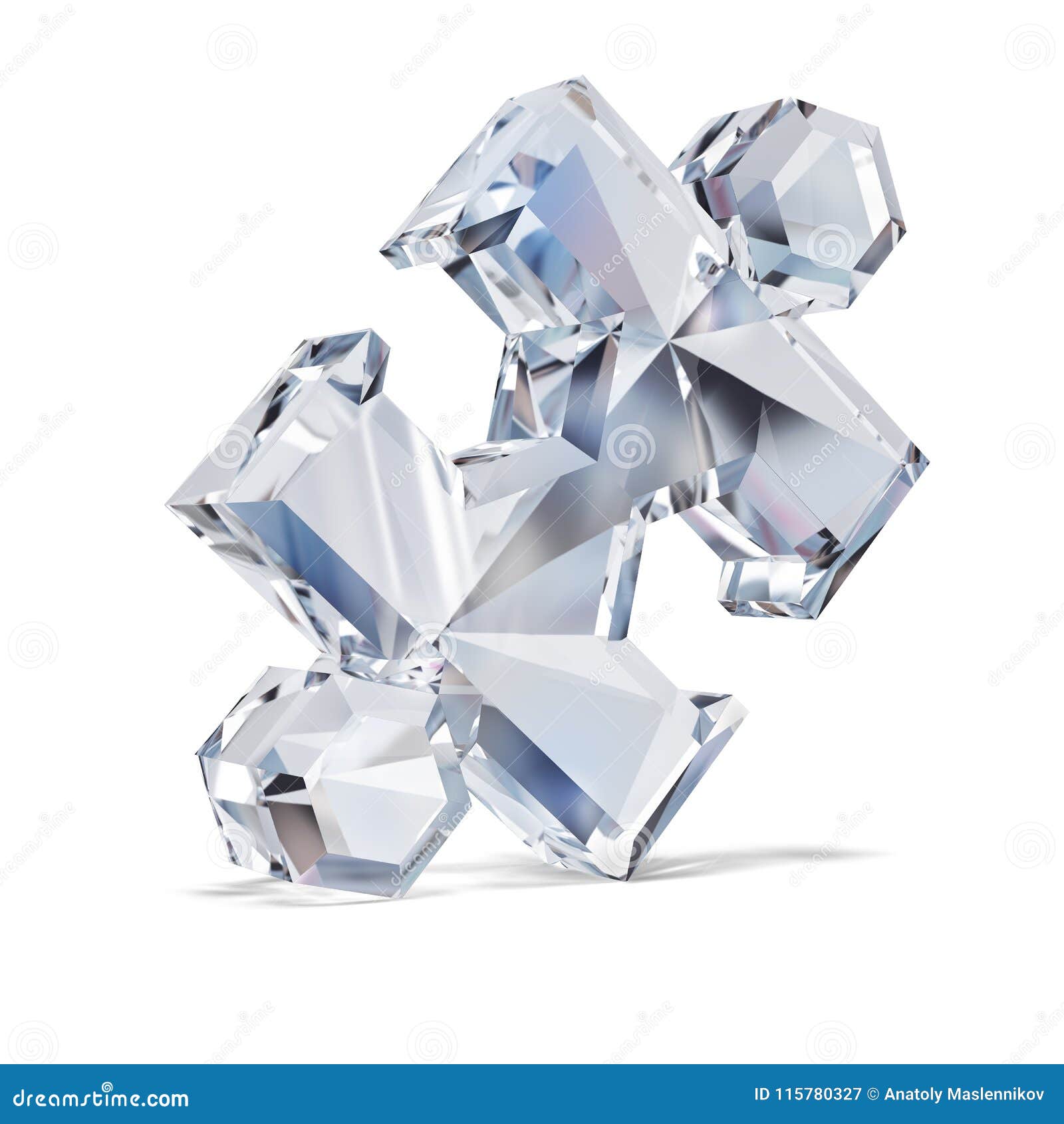 Diamond puzzle stock illustration. Illustration of beautiful 115780327