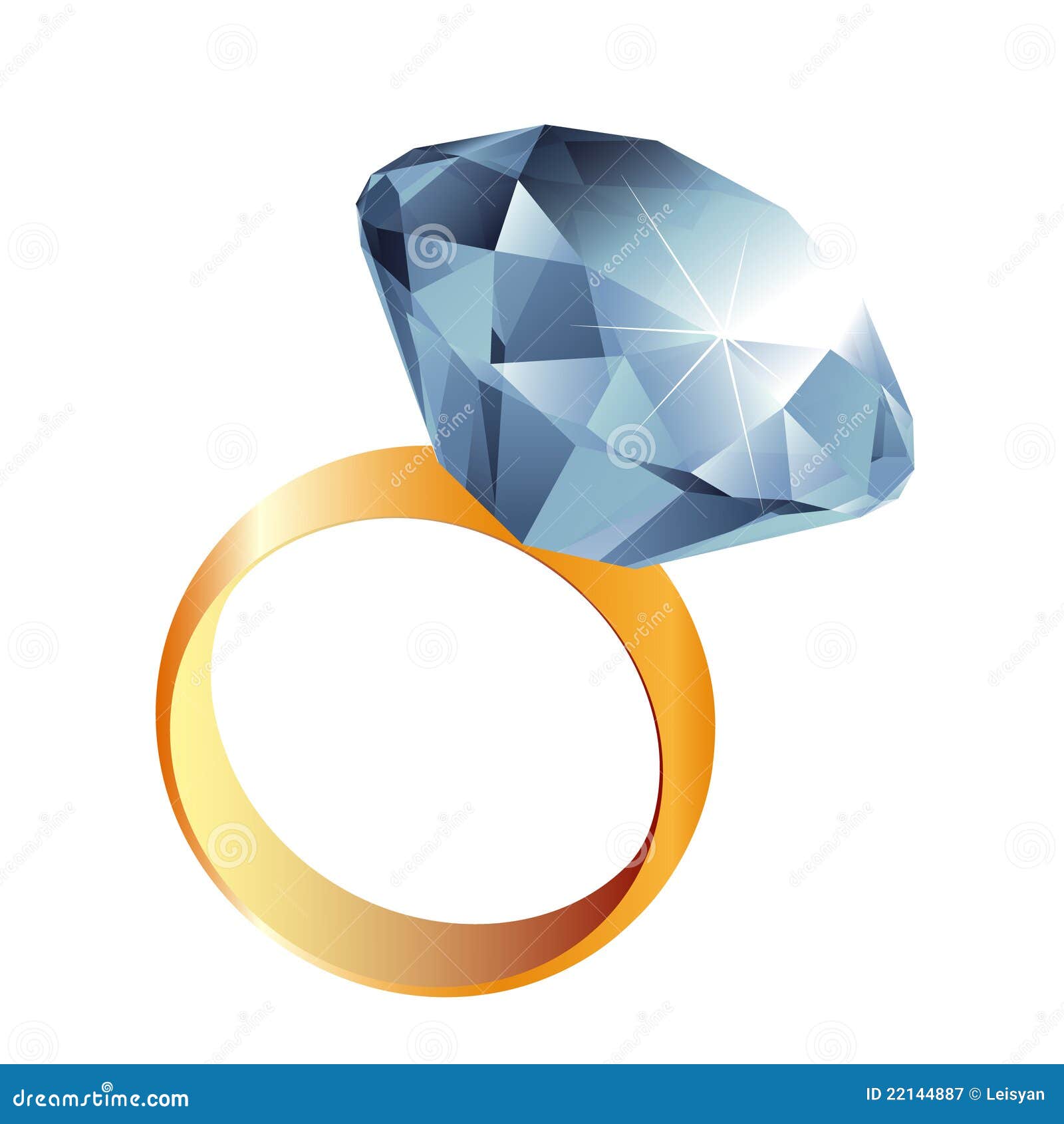 Diamond Ring Illustration Royalty Free Stock Photography Image 22144887