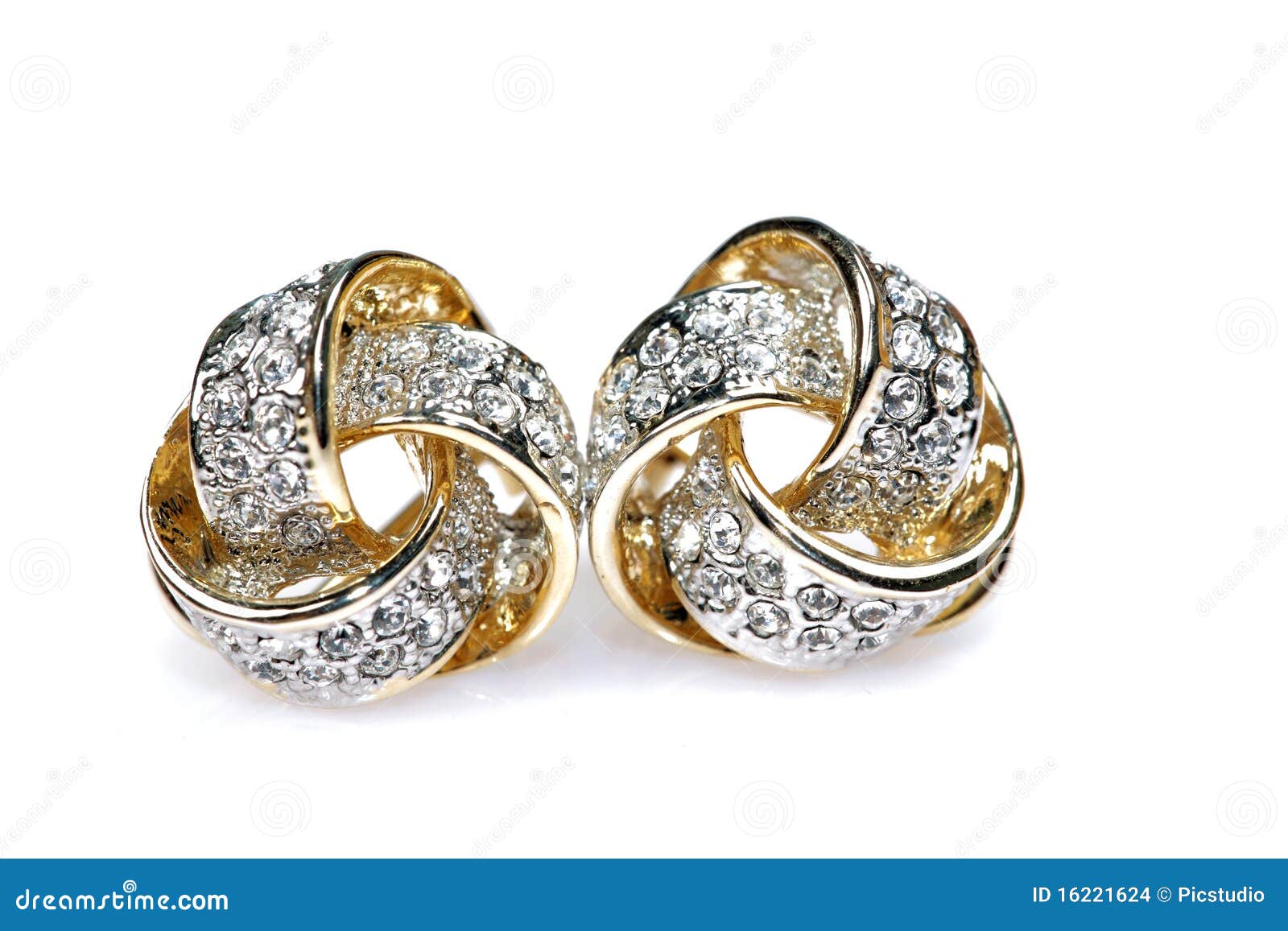 diamond studded earrings jewellery