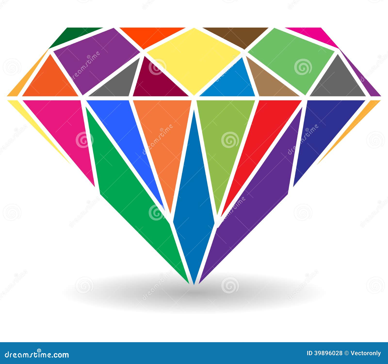 Diamond stock vector. Illustration of activity, business - 39896028