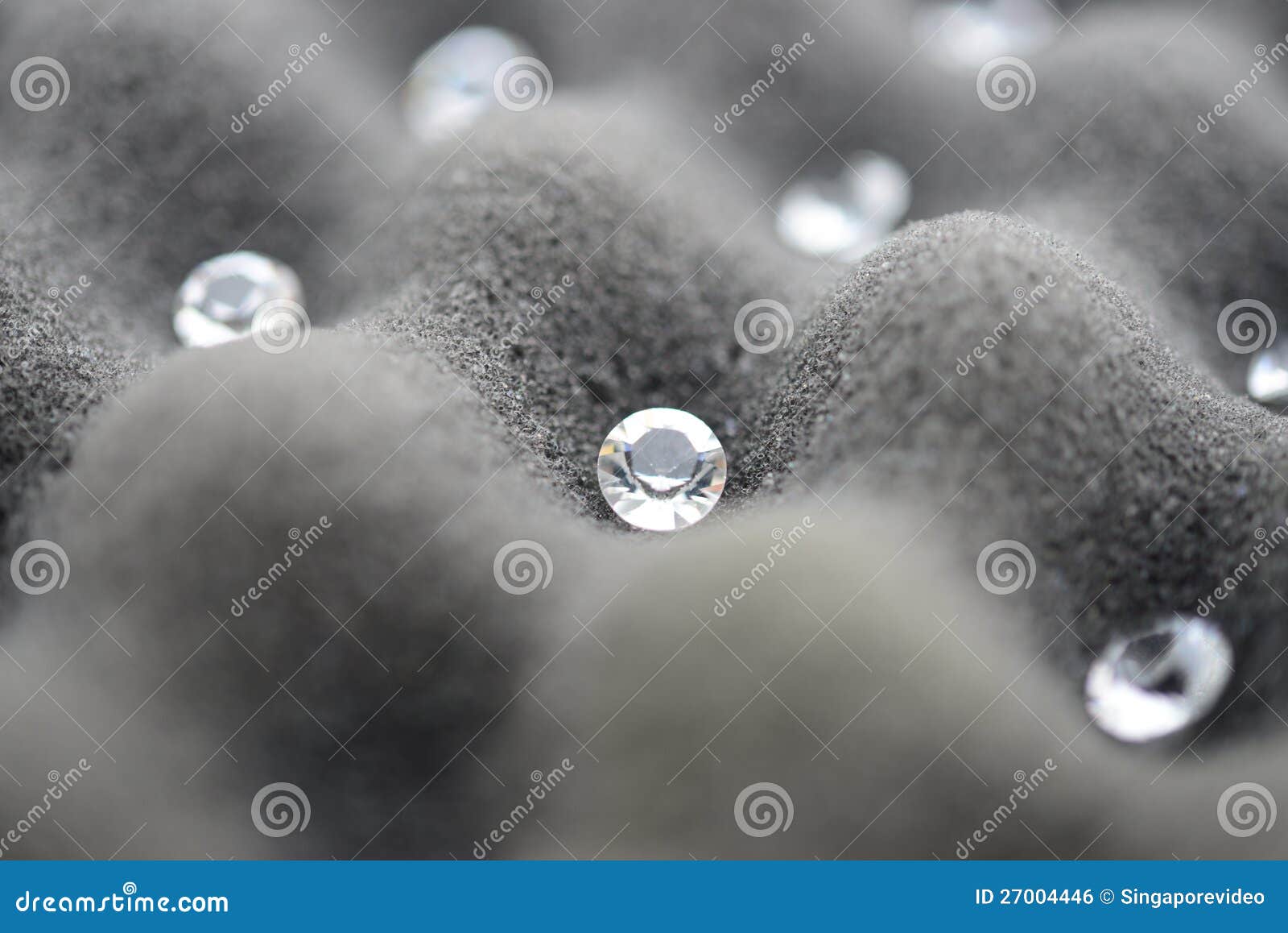 A heap of white shipping foam on black sheet of wavy foam rubber, Stock  image