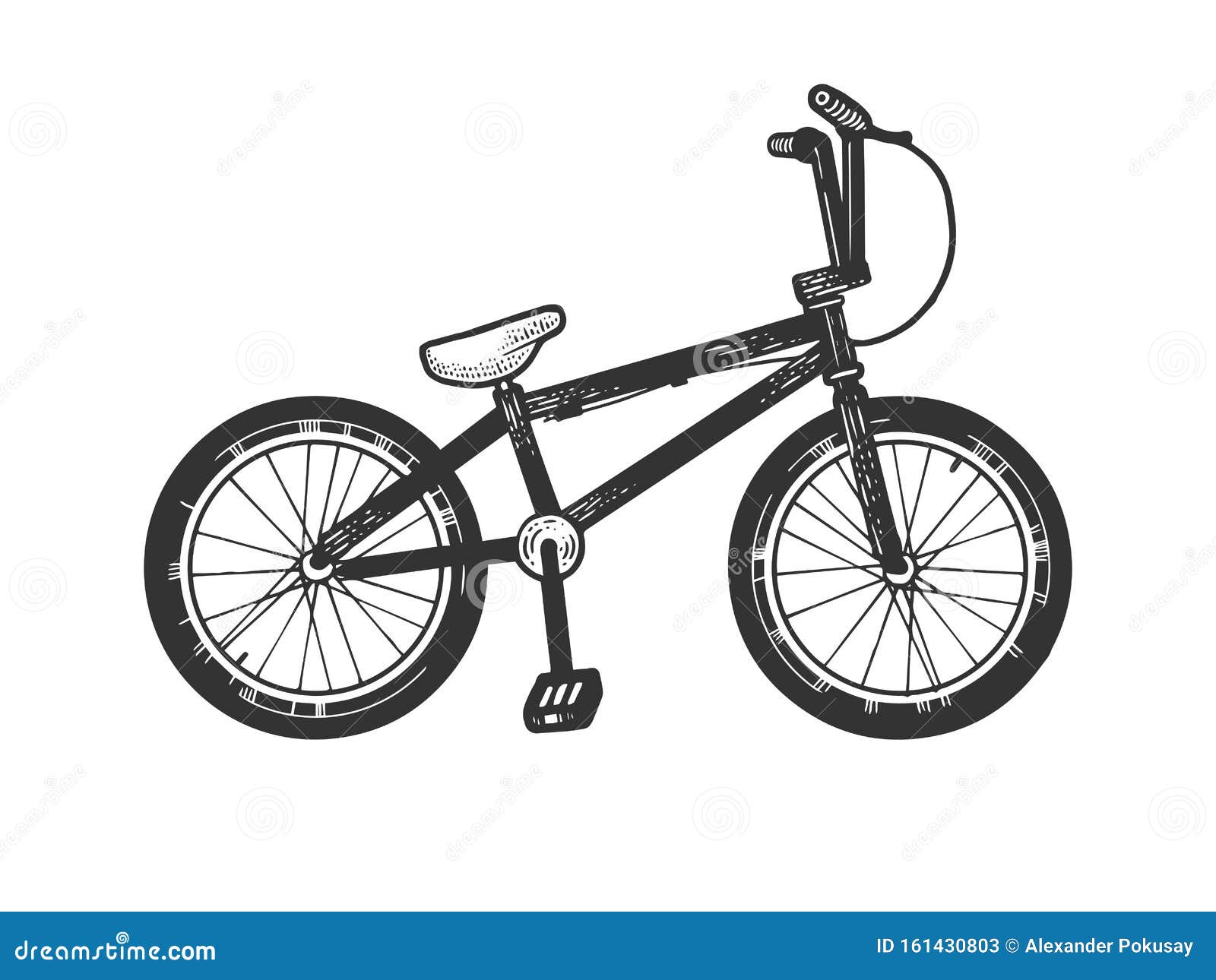 Dibujo BMX Para Bicicletas De Bicicleta Grabado Vectorial Ilustración del  Vector - Ilustración de obsoleto, ciclista: 161430803
