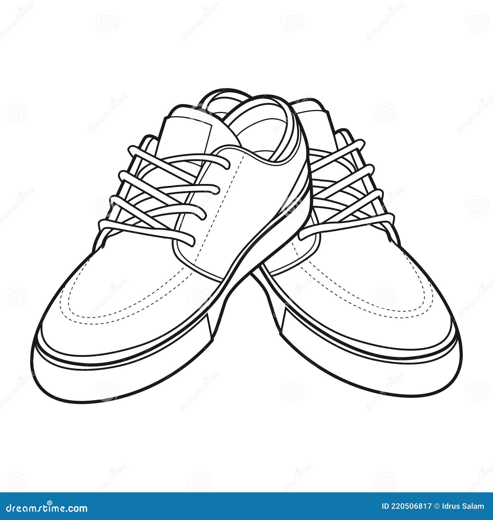Dibujo De Línea De Calzado. Zapatillas Zapatillas De Deporte Contorno Dibujo  Vector Línea Negra Zapatilla. Ilustración Vectorial. Ilustración del Vector  - Ilustración de manera, alto: 220506817