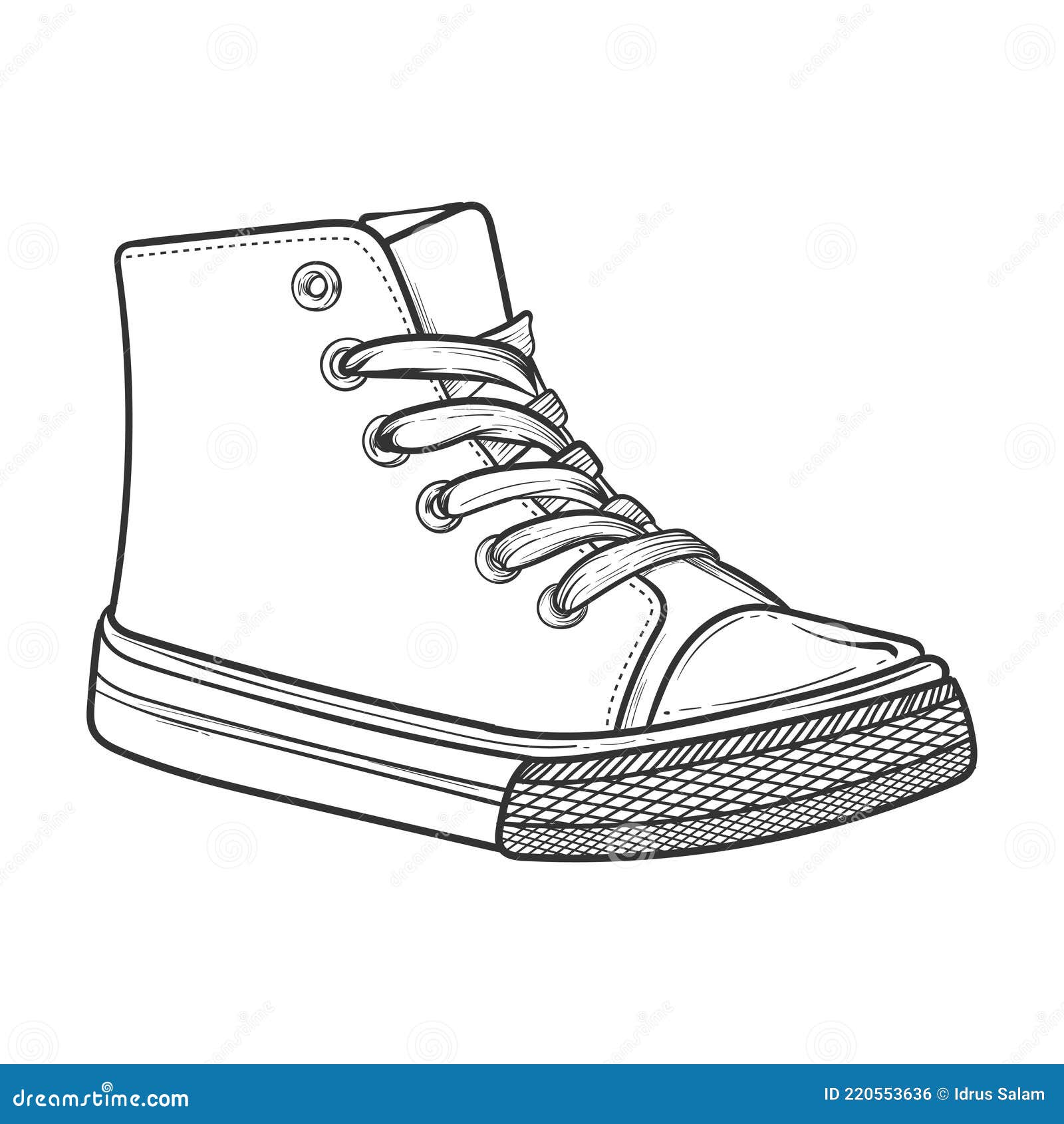 Dibujo De Línea De Calzado. Zapatillas Zapatillas De Deporte Contorno Dibujo  Vector Línea Negra Zapatilla. Ilustración Vectorial. Ilustración del Vector  - Ilustración de ropa, arte: 220553636