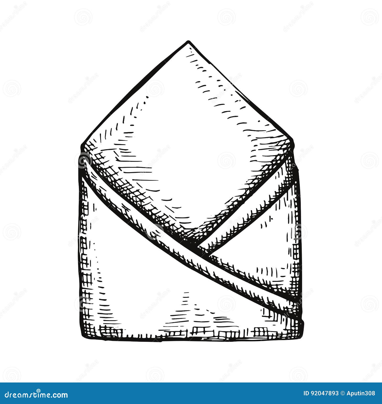 Dibujo De La Mano Del Vector De La Servilleta Ilustración del Vector -  Ilustración de servilleta, cuadrado: 92047893