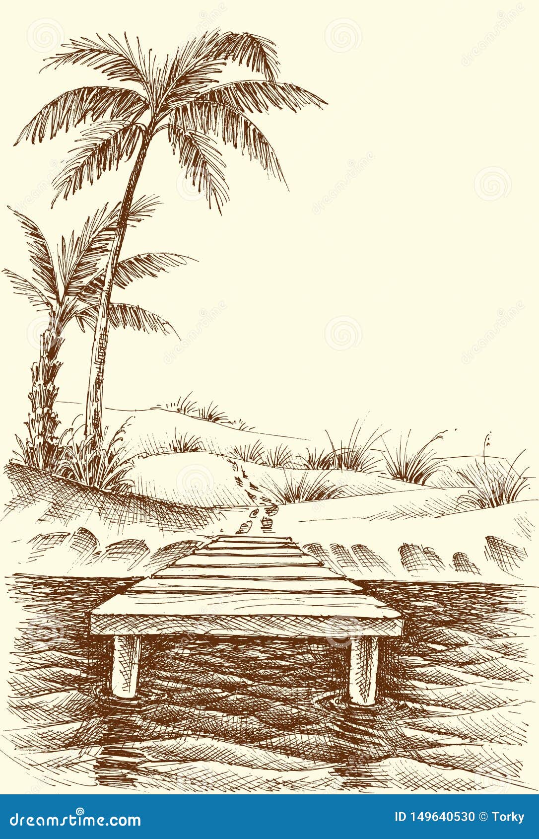 Dibujo De La Playa Del Verano Ilustración del Vector - Ilustración de océano, marina: 149640530 Dibujo De La Playa Del Verano Ilustración del Vector - Ilustración de océano, marina: 149640530